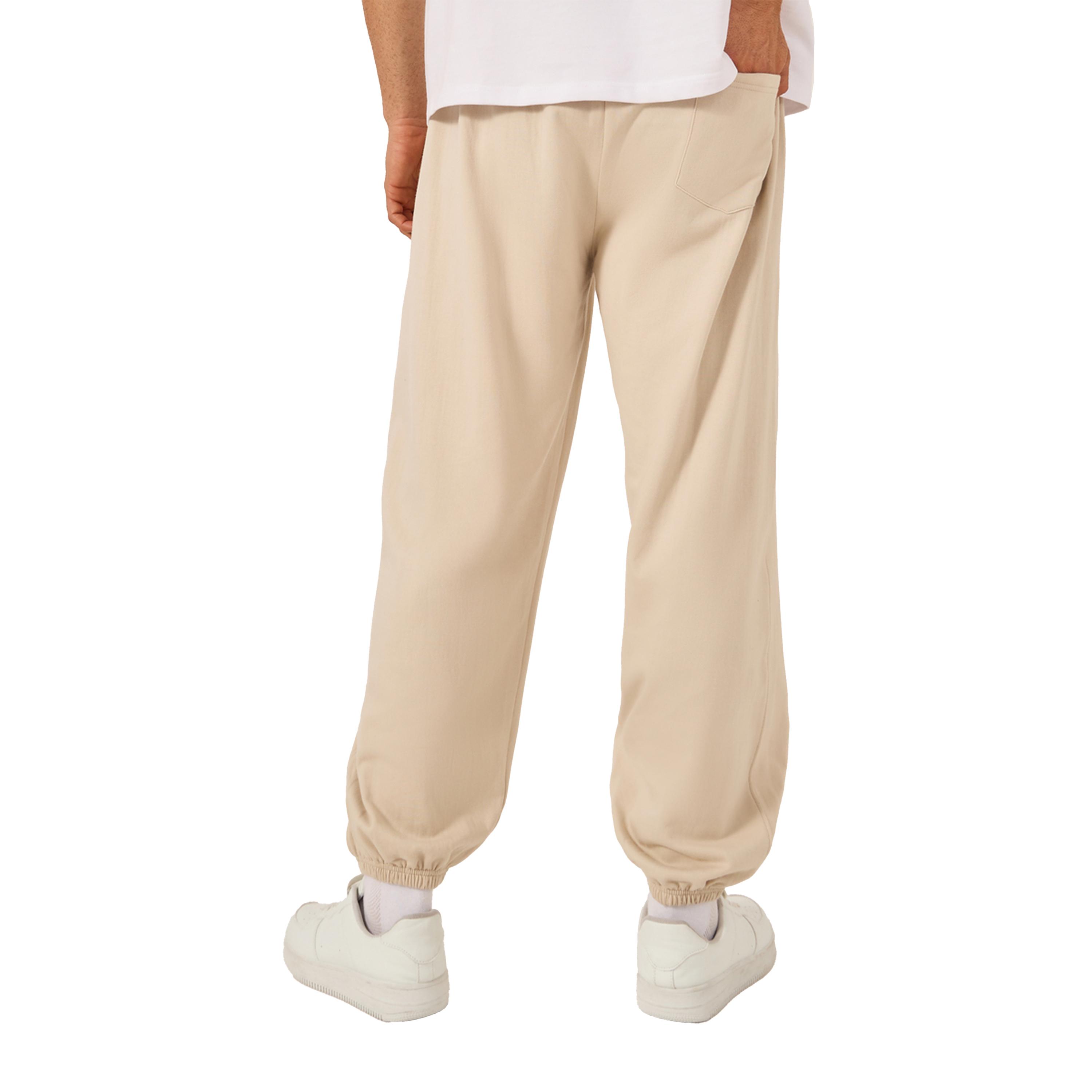 ستايلي - بنطال رياضي صوف بخصر متوسط الارتفاع وقصة مريحة-men-clothing-bottoms-joggers-image-4