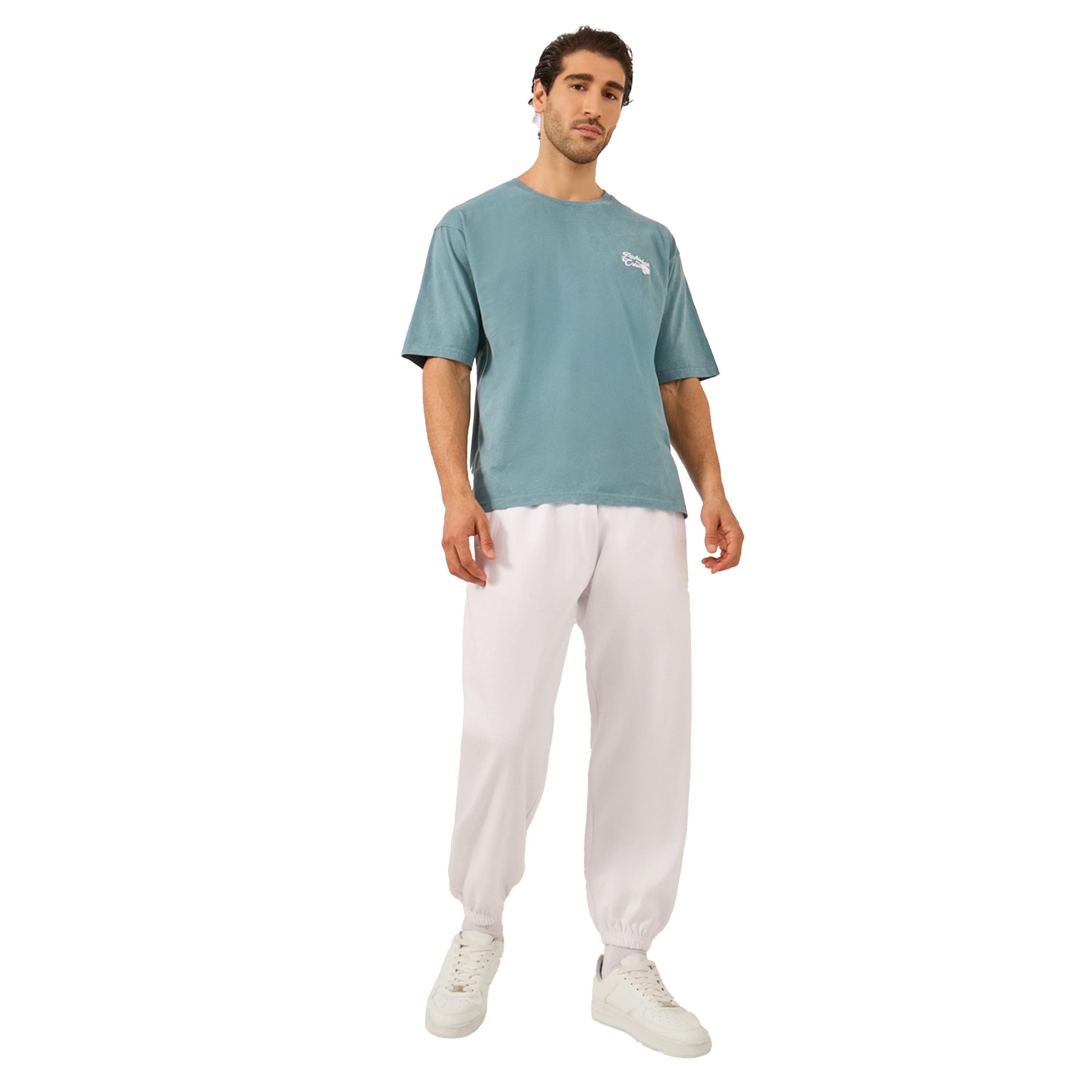 Styli Men White Solid Joggers-men-clothing-bottoms-joggers-image-2