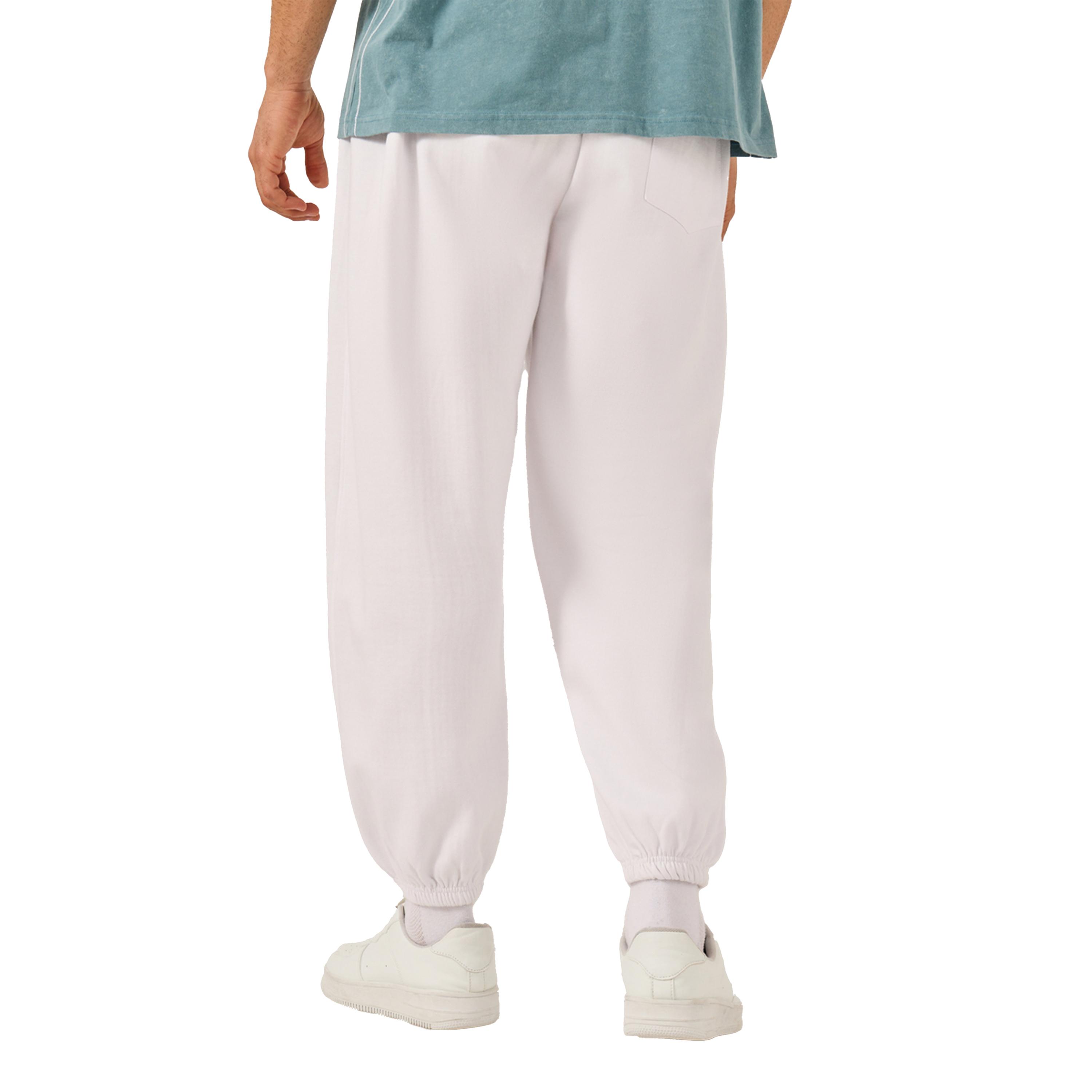 Styli Men White Solid Joggers-men-clothing-bottoms-joggers-image-5