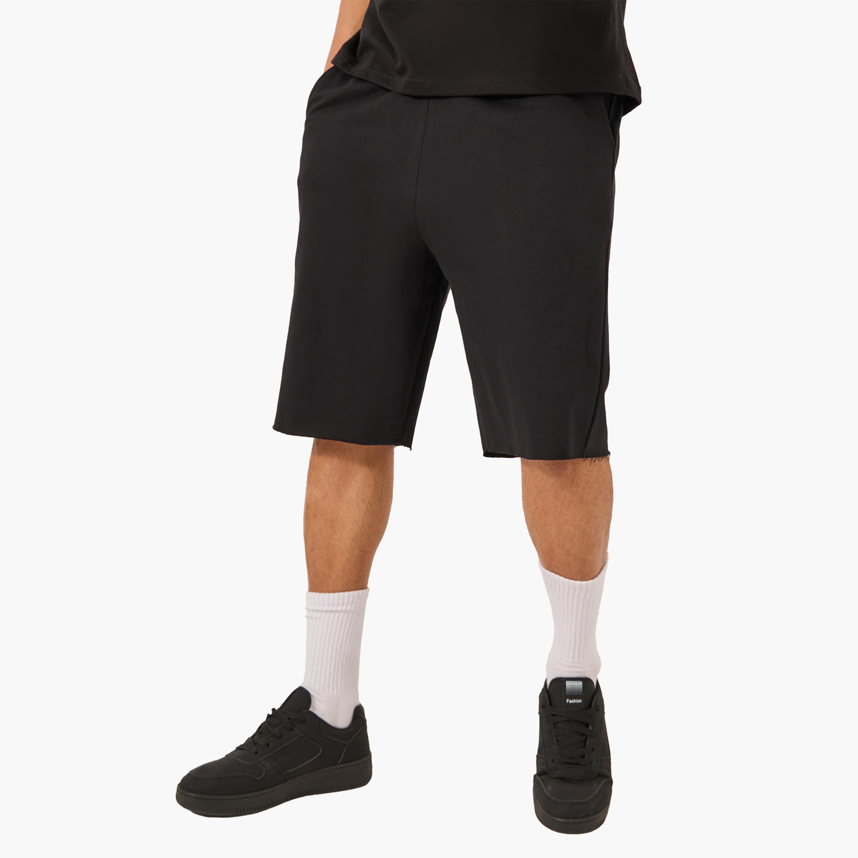 ستايلي - شورت برمودا تيري فضفاض-men-clothing-bottoms-shorts-image-1