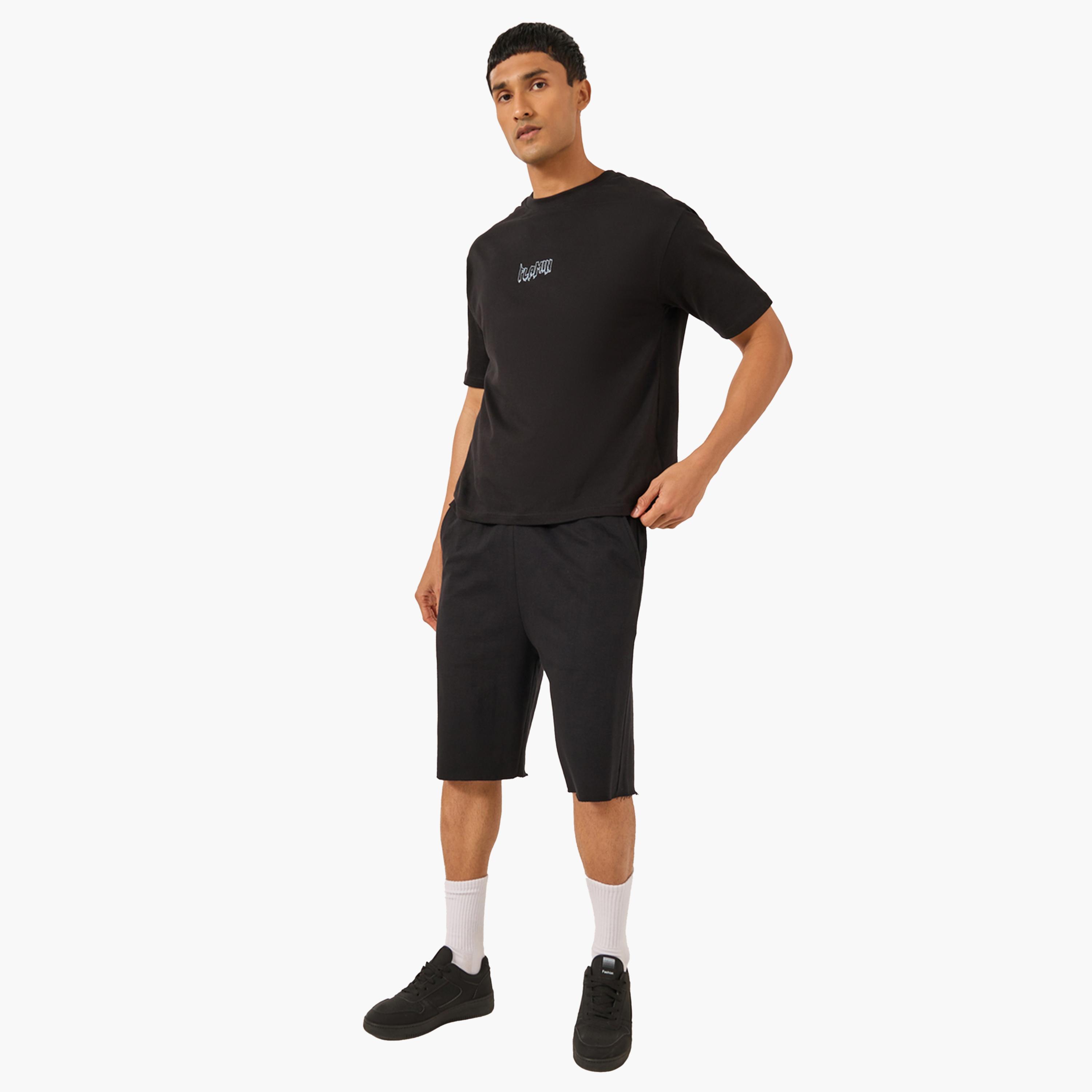 ستايلي - شورت برمودا تيري فضفاض-men-clothing-bottoms-shorts-image-2