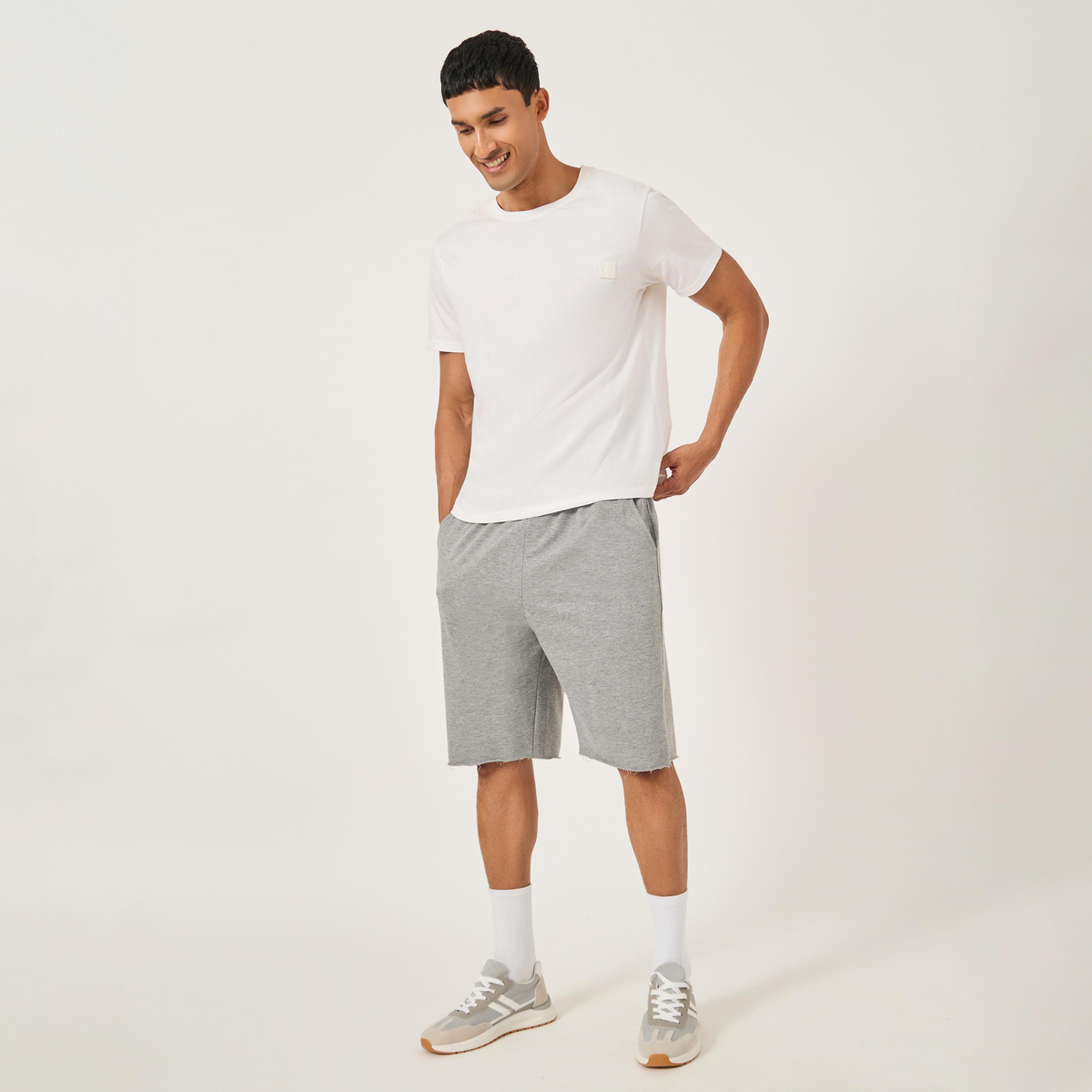 Styli Mid Rise Oversized Shorts with Drawstring-men-clothing-bottoms-shorts-image-2