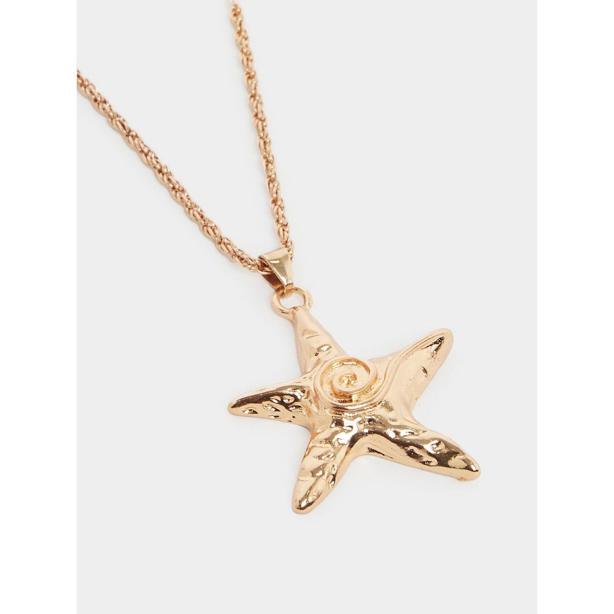 Set of 2 - Starfish Drop Necklace and Ring-women-watchesandjewellery-jewellery-jewellerysets-image-4