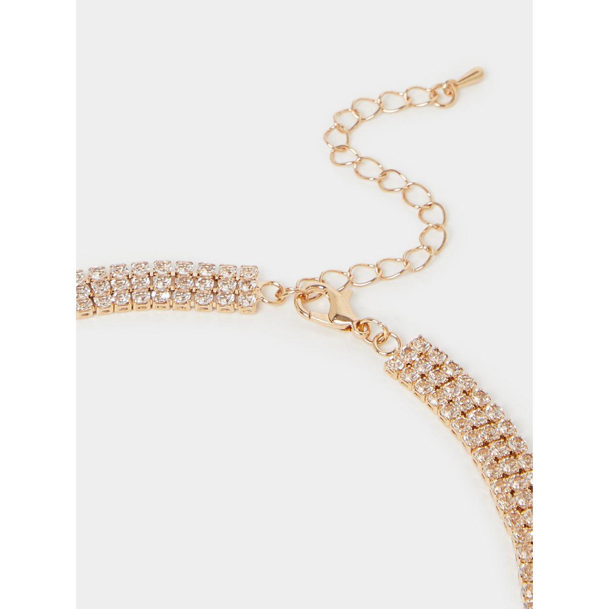 مجموعة من قطعتين - أقراط وقلادة مزخرفة-women-watchesandjewellery-jewellery-jewellerysets-image-5