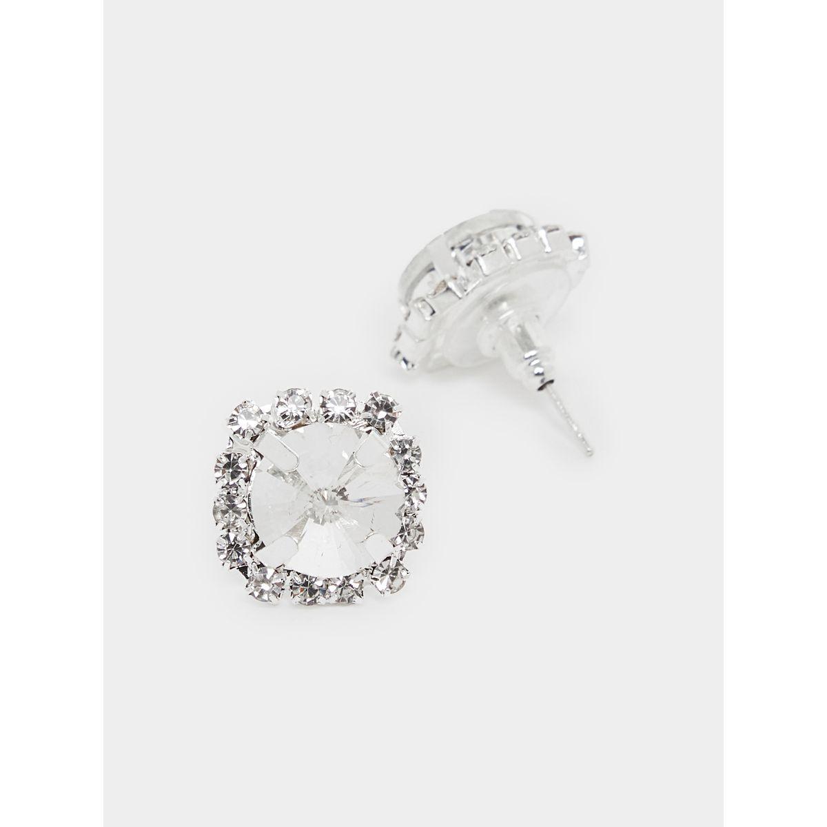 مجموعة من 2 - قلادة وأقراط سلسلة مرصعة-women-watchesandjewellery-jewellery-jewellerysets-image-2