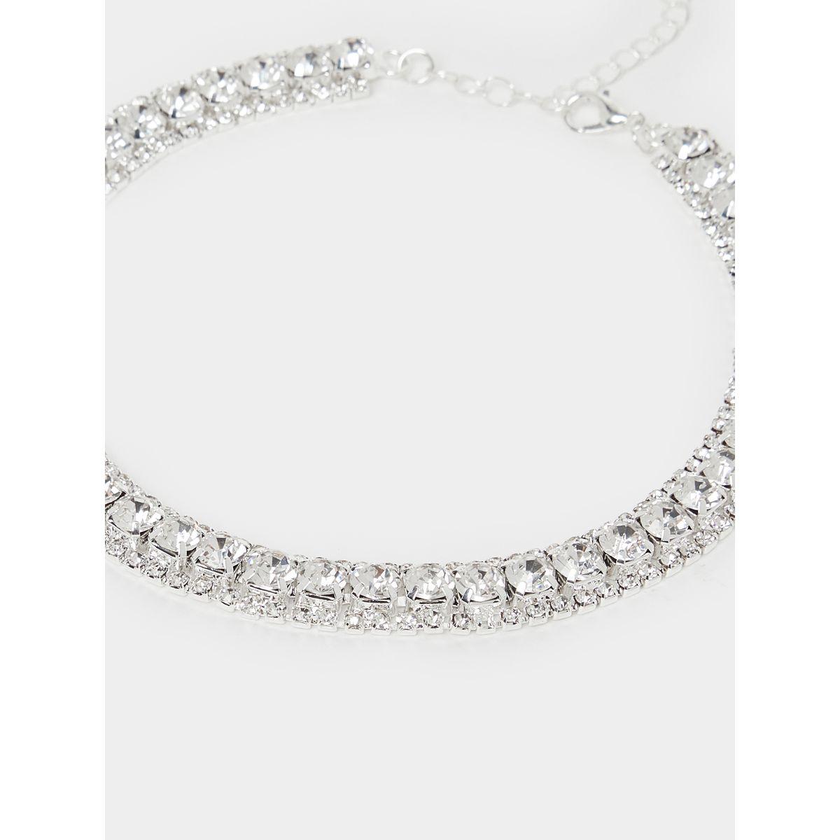 Set of 2 - Studded Chain Necklace and Earrings-women-watchesandjewellery-jewellery-jewellerysets-image-3