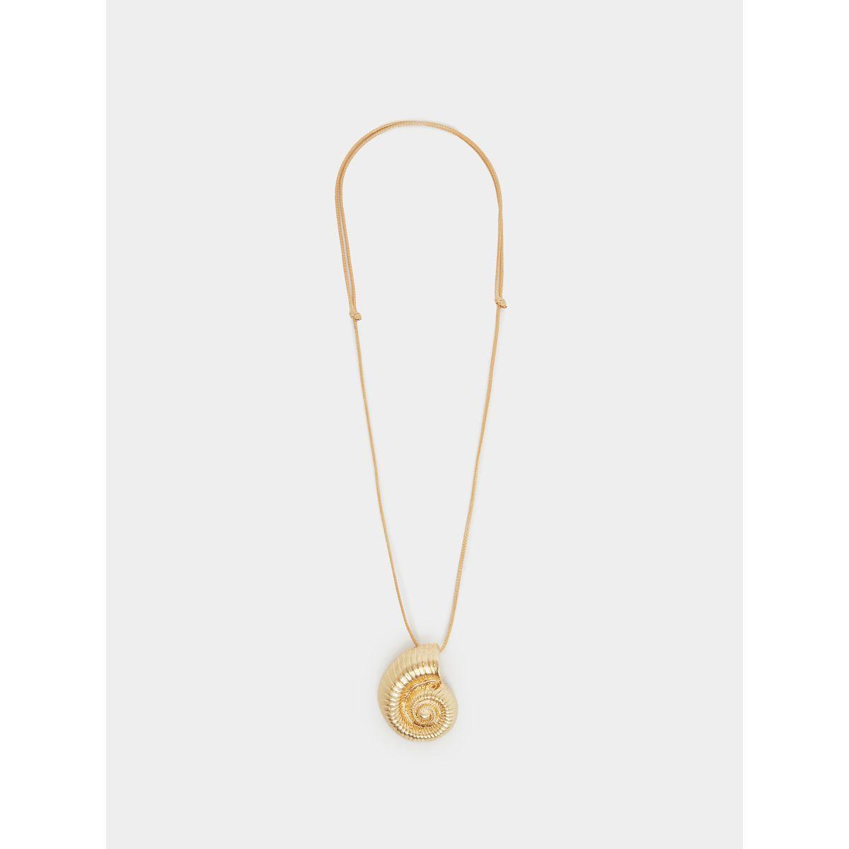 Styli Shell Drop Long Necklace-women-watchesandjewellery-jewellery-necklacesandpendants-image-2
