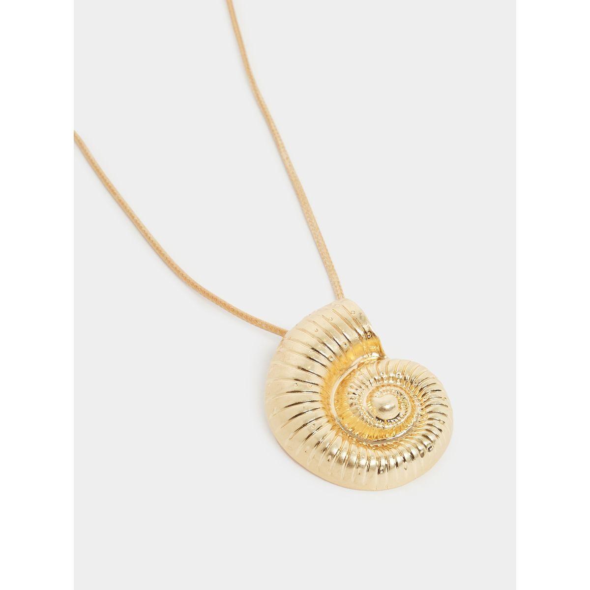 Styli Shell Drop Long Necklace-women-watchesandjewellery-jewellery-necklacesandpendants-image-3