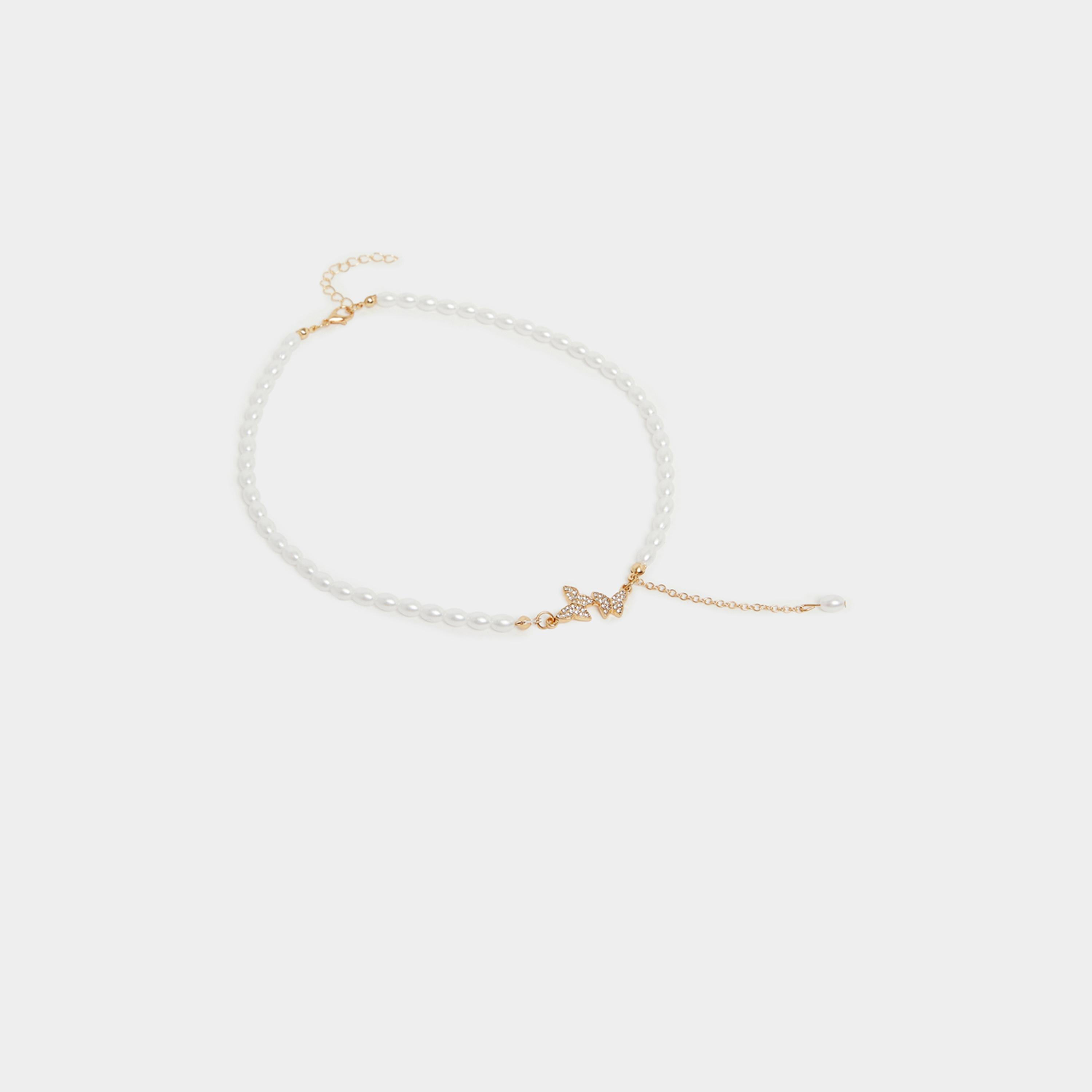 ستايلي - سلسال لؤلؤ صناعي - فراشة-women-watchesandjewellery-jewellery-necklacesandpendants-image-3