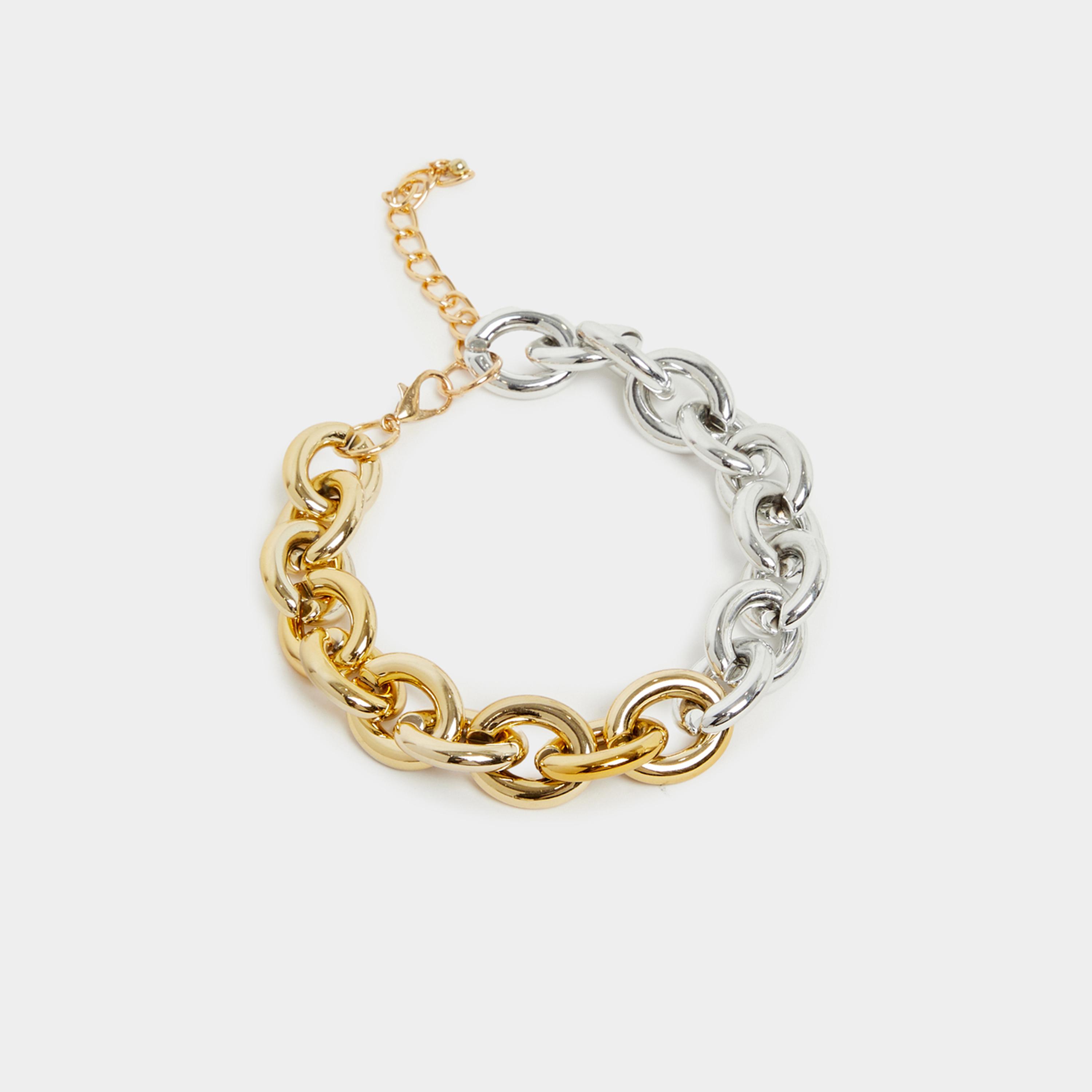 ستايلي - سلسال سميك ثنائي اللون-women-watchesandjewellery-jewellery-necklacesandpendants-image-4