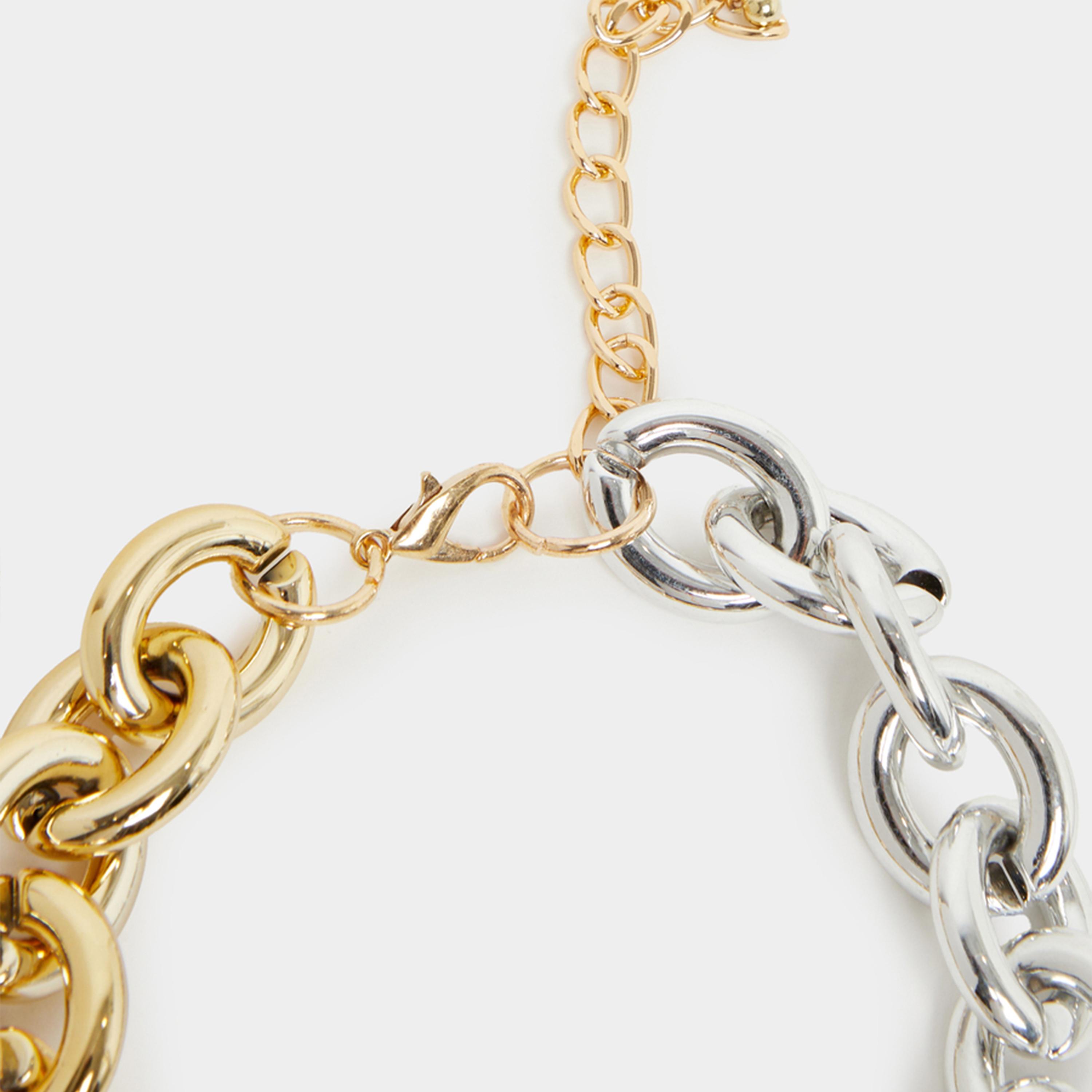 ستايلي - سلسال سميك ثنائي اللون-women-watchesandjewellery-jewellery-necklacesandpendants-image-3