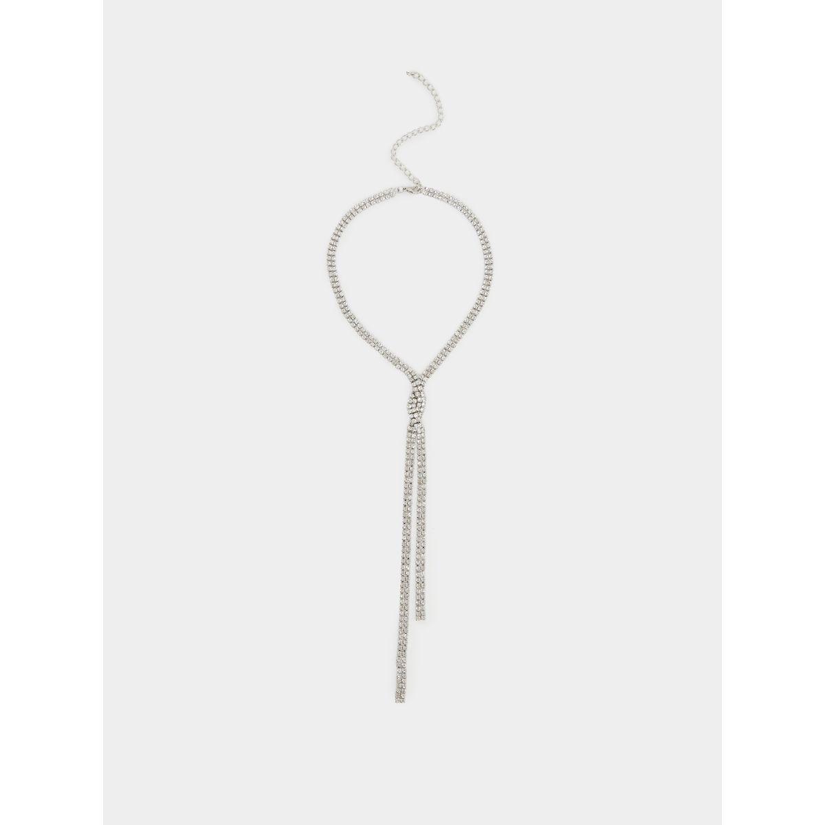 قلادة مزدوجة منمق قطرة-women-watchesandjewellery-jewellery-necklacesandpendants-image-2