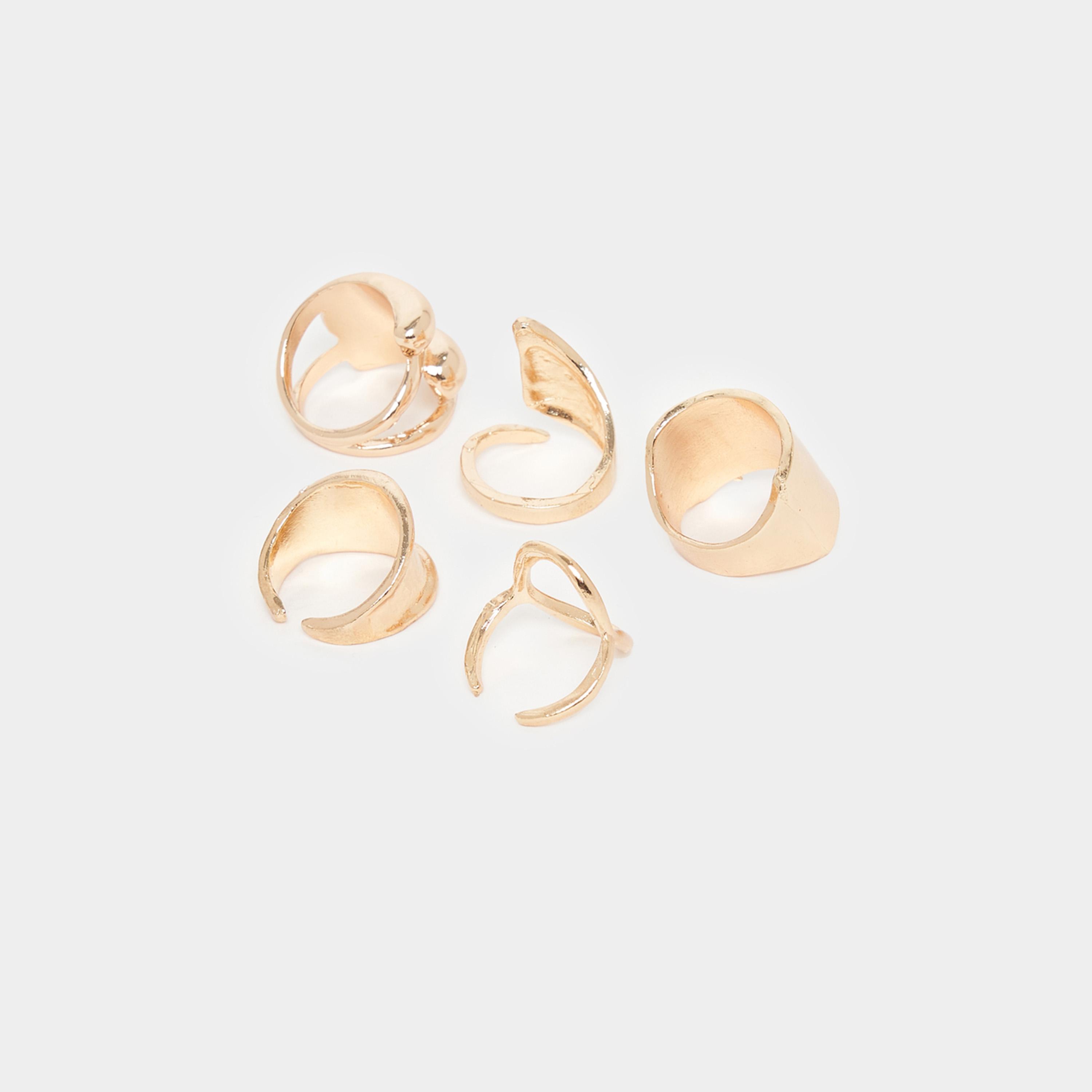 Styli Set of 5 -  Assorted Thick Rings-women-watchesandjewellery-jewellery-rings-image-3