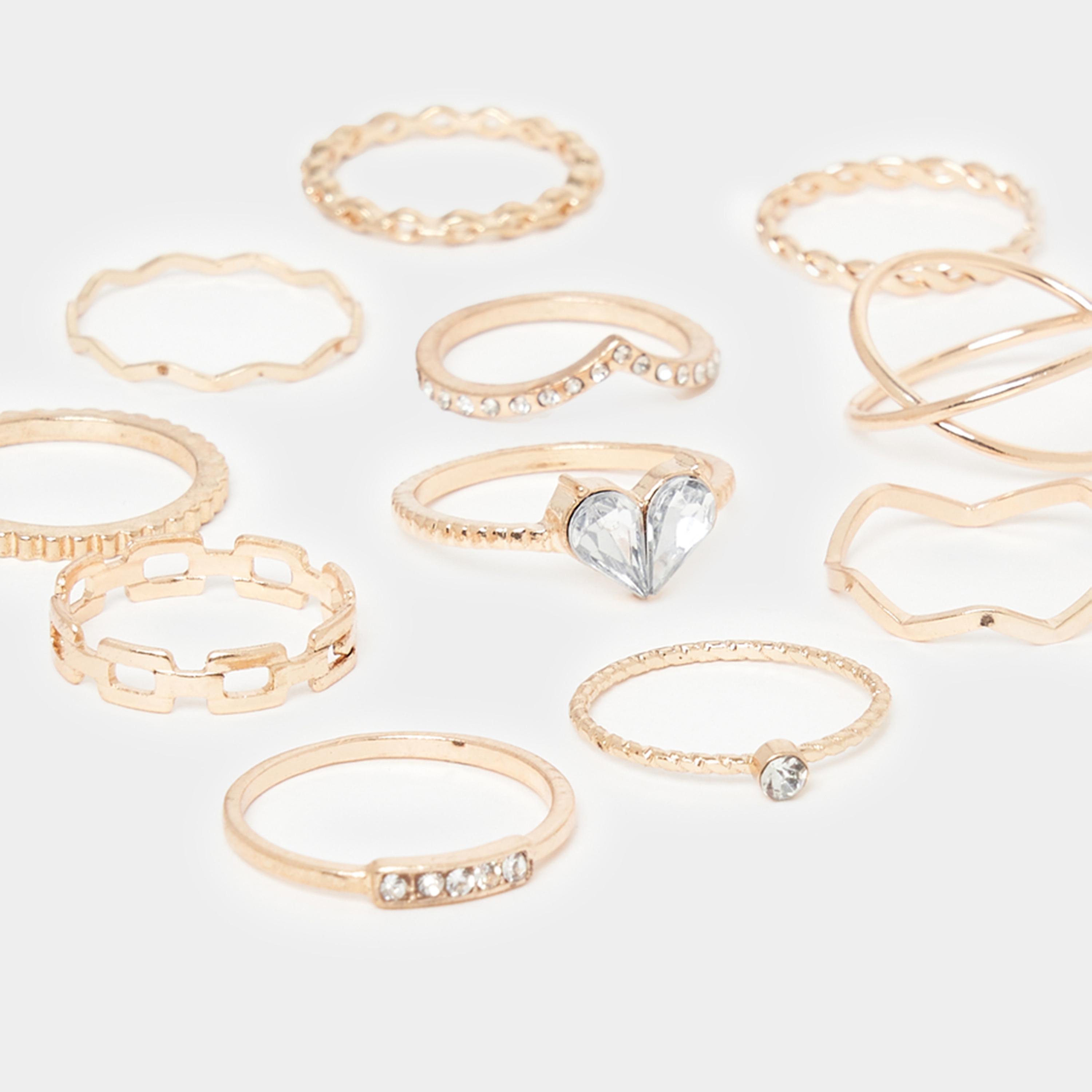 Styli Set of 21 - Assorted Embellished Rings-women-watchesandjewellery-jewellery-rings-image-4