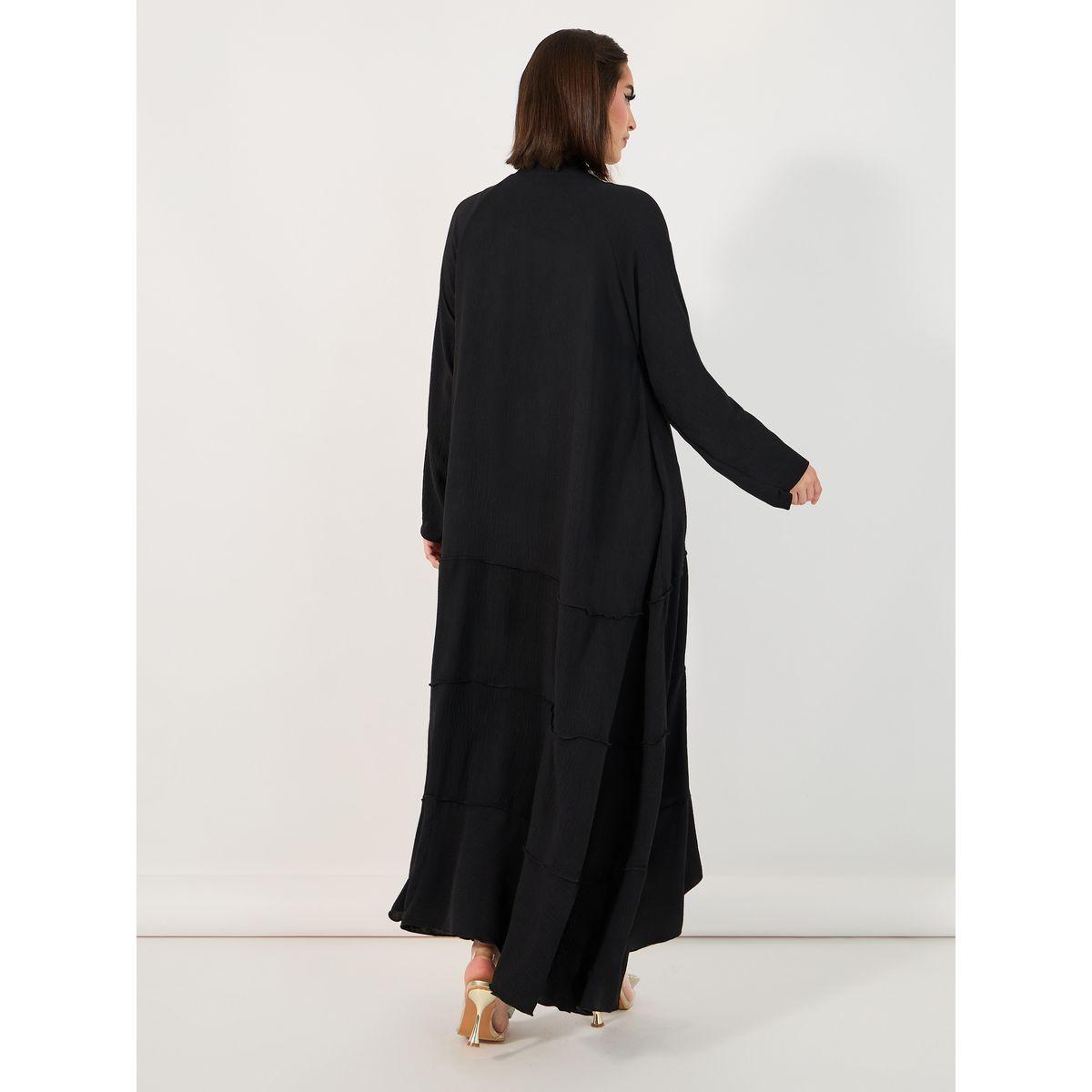 عباية كريب بكسرات وحافة واسعة-women-arabicclothing-abayas-image-6