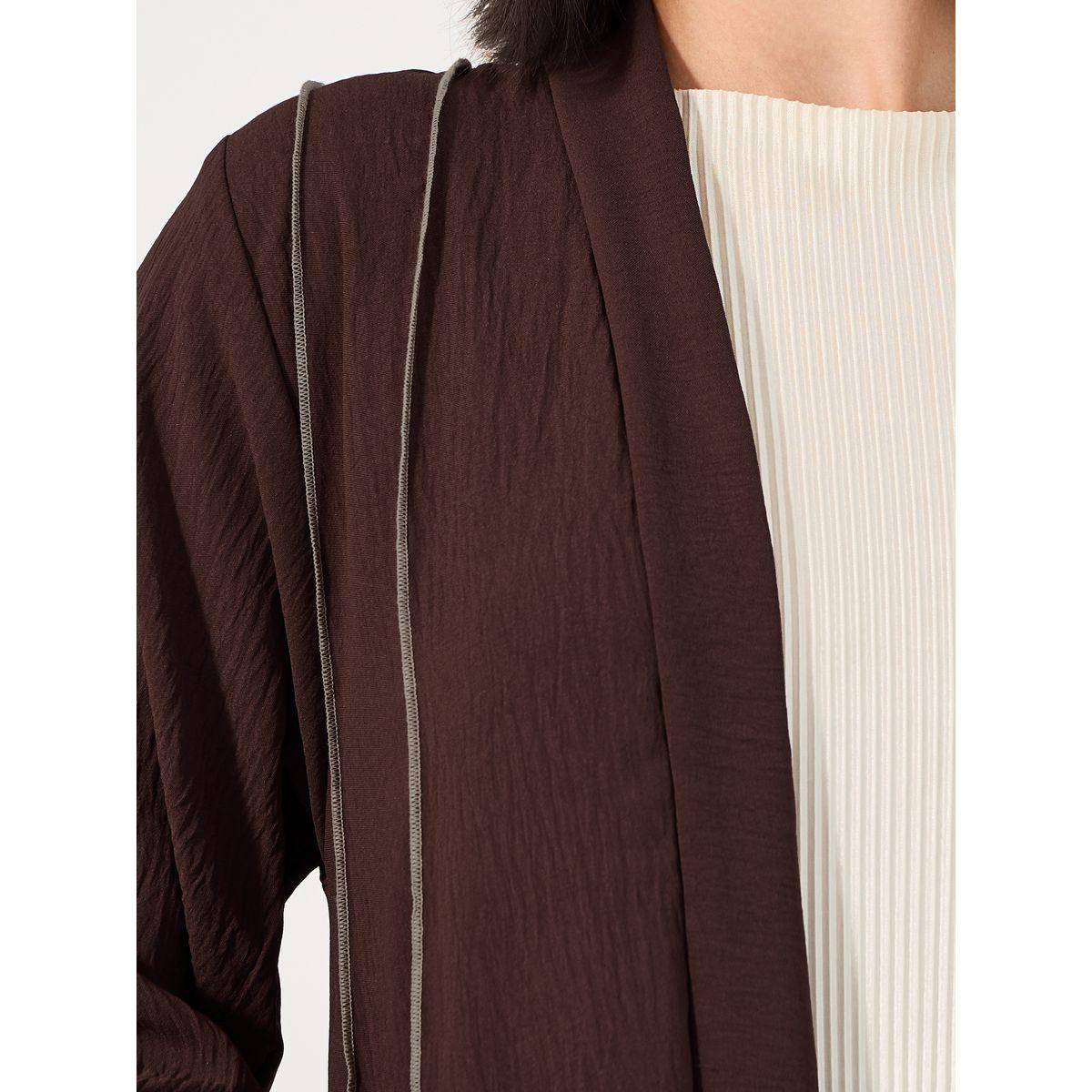 عباية كريب بتفاصيل درزات-women-arabicclothing-abayas-image-3
