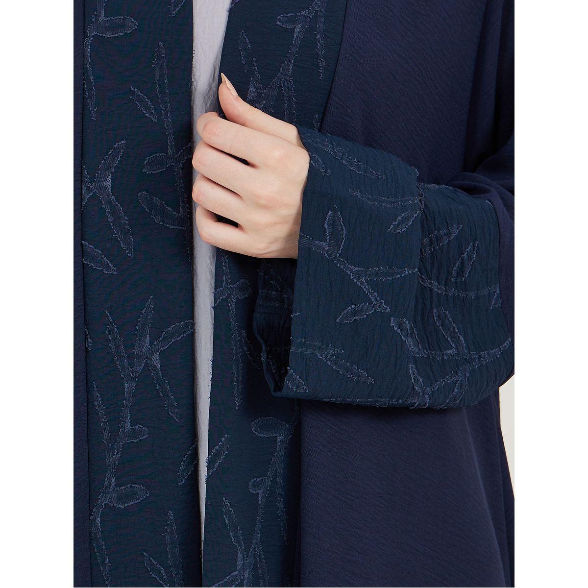 عباية كريب بتفاصيل جاكار مع حجاب-women-clothingaccessories-scarves-image-4