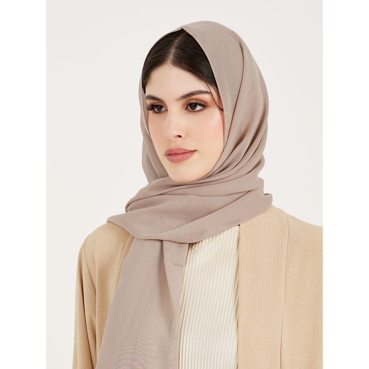 عباية كريب بتفاصيل مُطرّزة مع حجاب-women-clothingaccessories-scarves-image-4