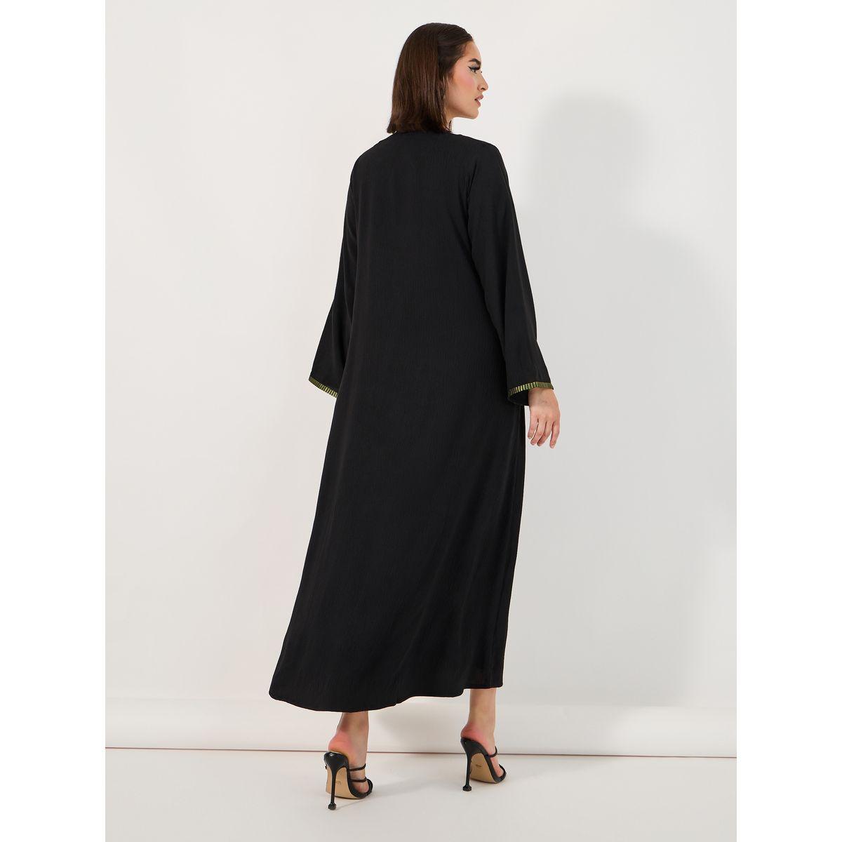 أميرة x ستايلي مجموعة من عباية بتفاصيل مُطرّزة مع فستان-women-arabicclothing-abayas-image-5