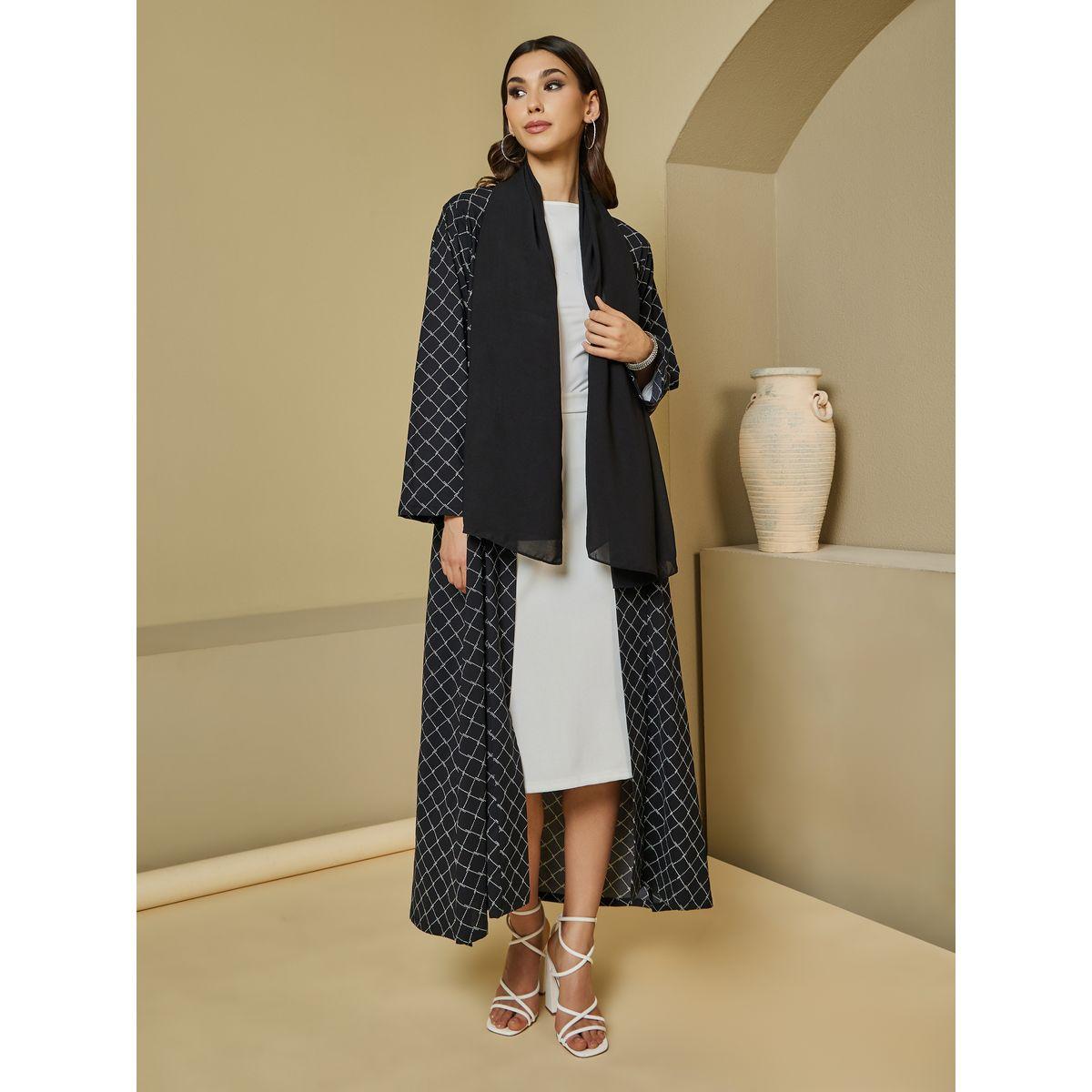 عباية مطبعة بالكامل مع حجاب شيفون-women-clothingaccessories-scarves-image-6