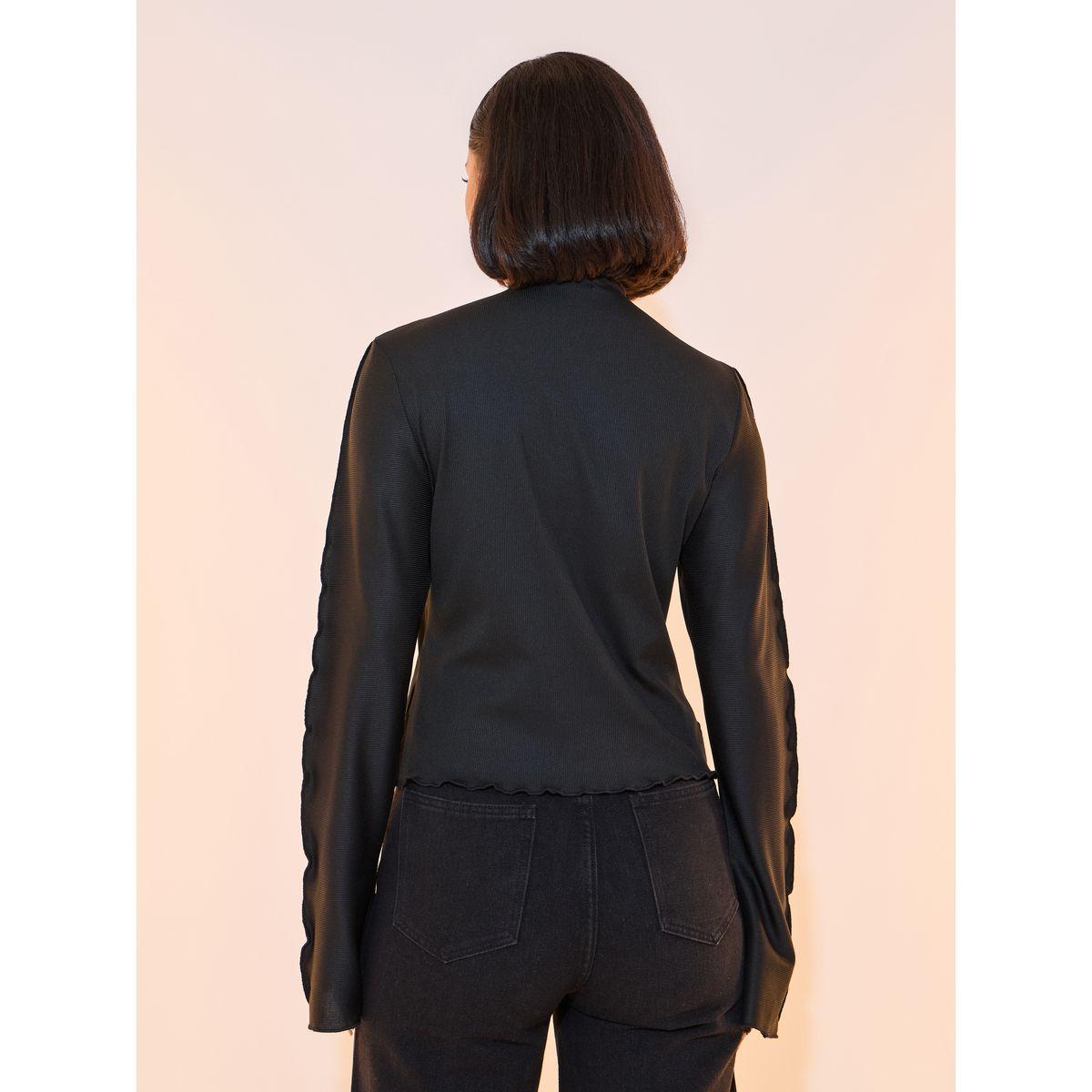 Take Two Solid Rib Lettuce Edge Long Sleeves Knitted Top-women-clothing-shirtsandblouses-blouses-image-4