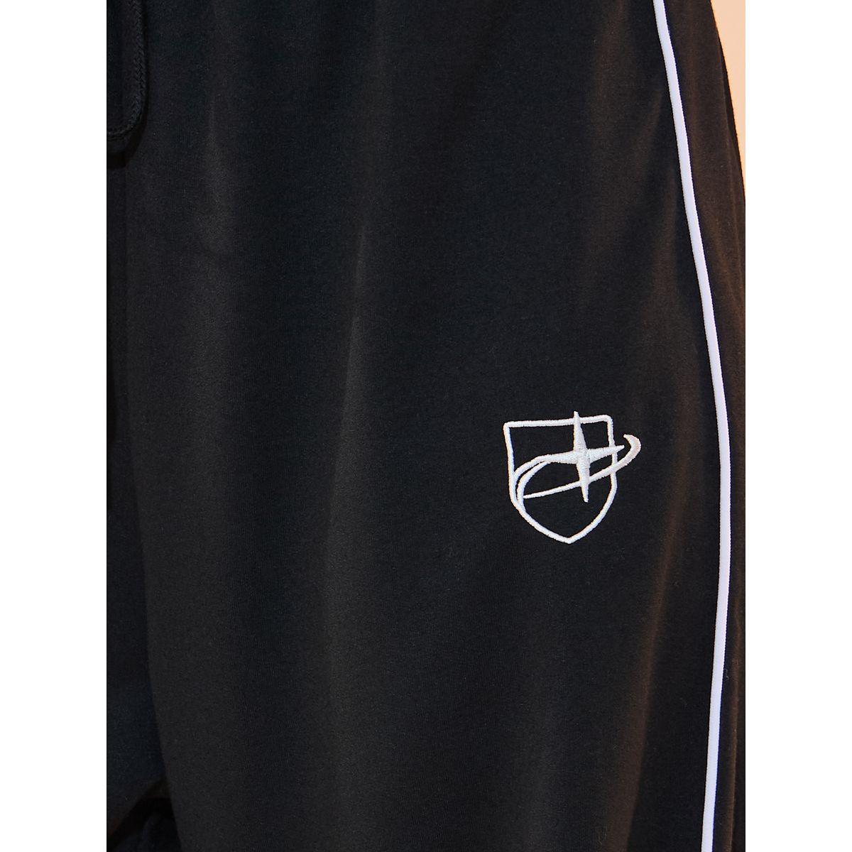 Take Two Side Stripe Embroidered Detail Pants with Drawstring-women-clothing-bottoms-trousers-image-3