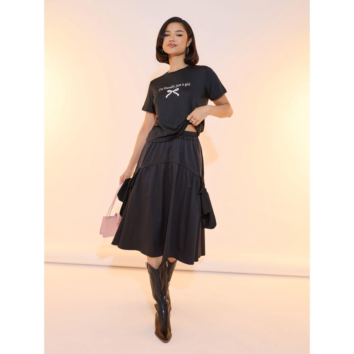 Take Two Slogan Print Round Neck Regular Fit T-shirt-women-clothing-tshirts-image-2