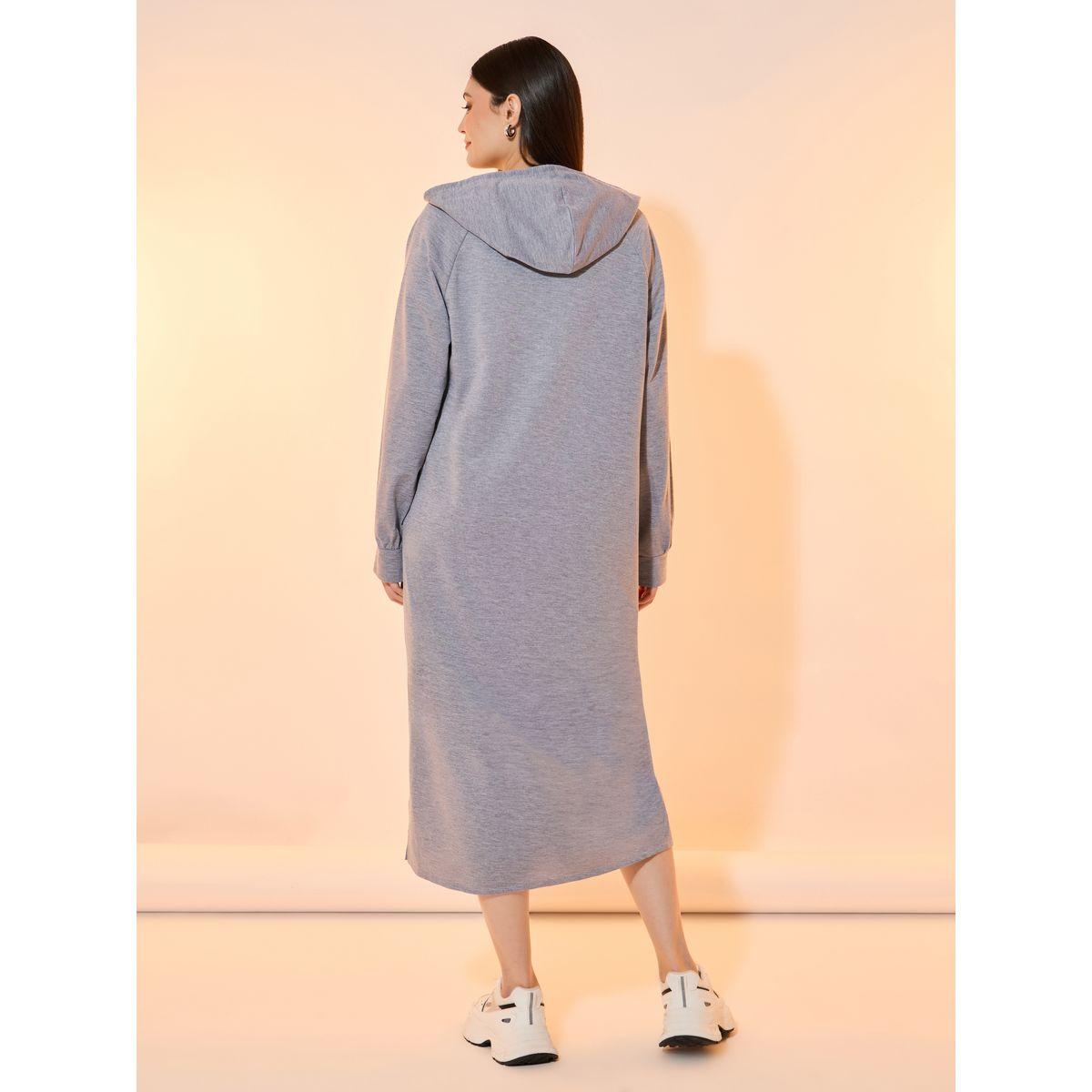 فستان ميدي بياقة هودي وسحَّاب غلق وشارة-women-clothing-dresses-image-5