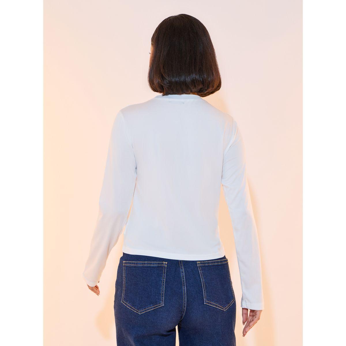 تيشيرت بقصة عادية وياقة دائرية-women-clothing-tshirts-image-4