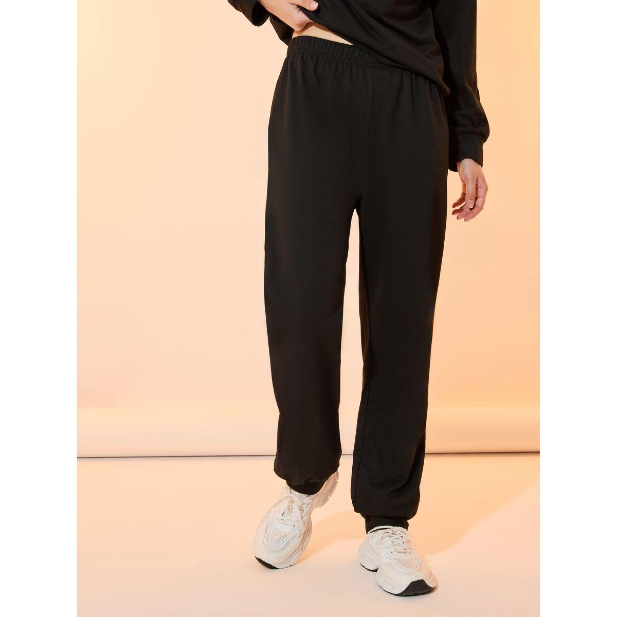 Take Two Slogan Print Quarter Zip Sweatshirt and Joggers Co-Ords-women-clothing-coordsets-image-4