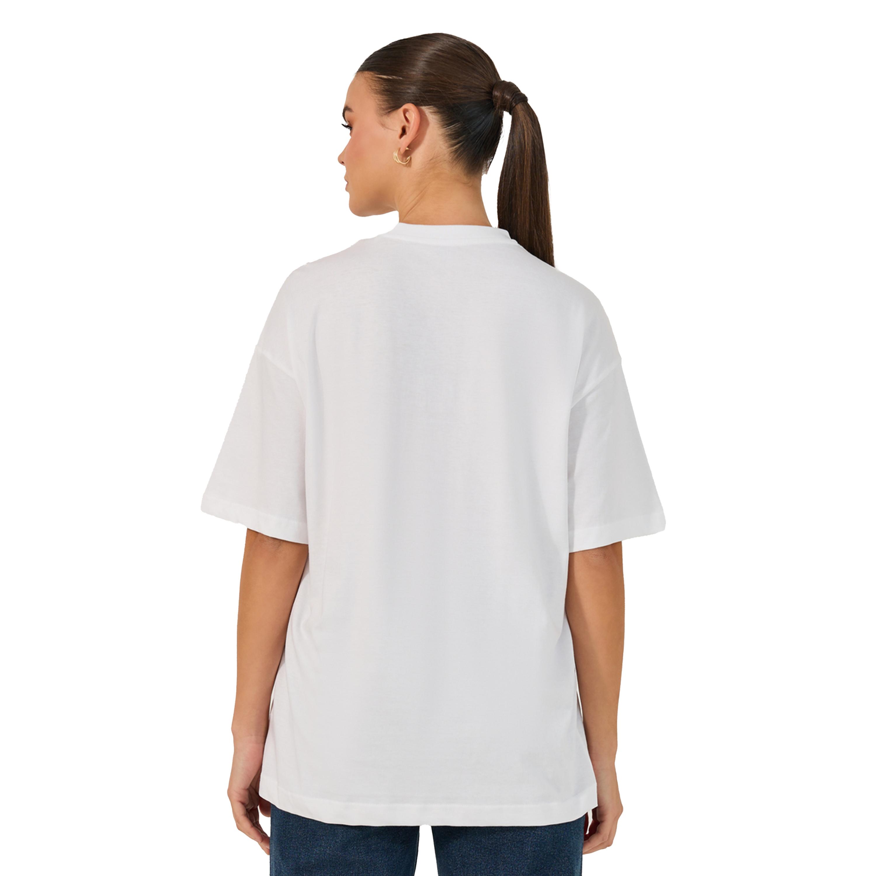 ستايلي - تي شيرت مطرز كبير الحجم برقبة دائرية-women-clothing-tshirts-image-5