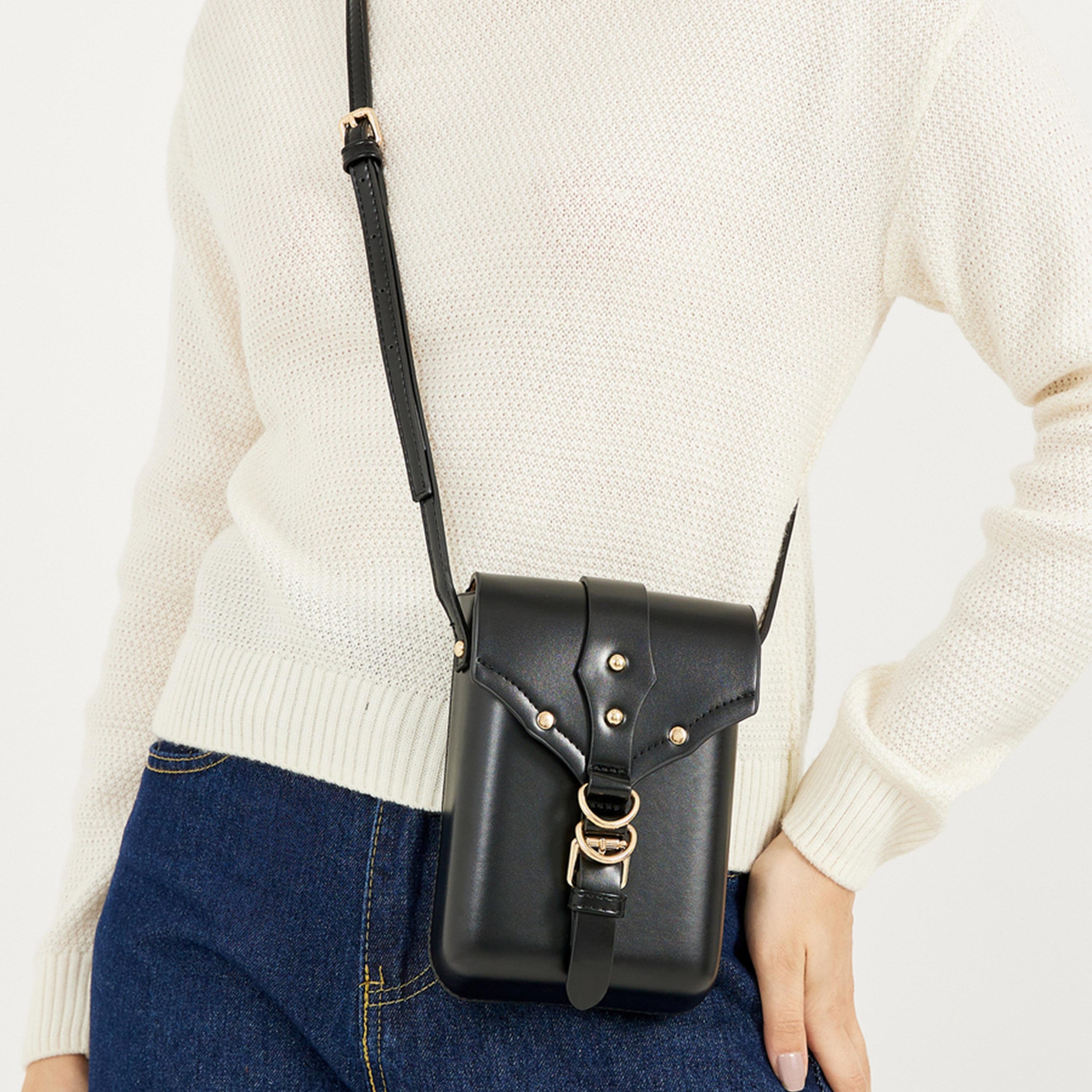 ستايلي - حقيبة كروس بودي مزينة بإبزيم مع قفل مغناطيسي-women-bagsandwallets-handbags-image-2