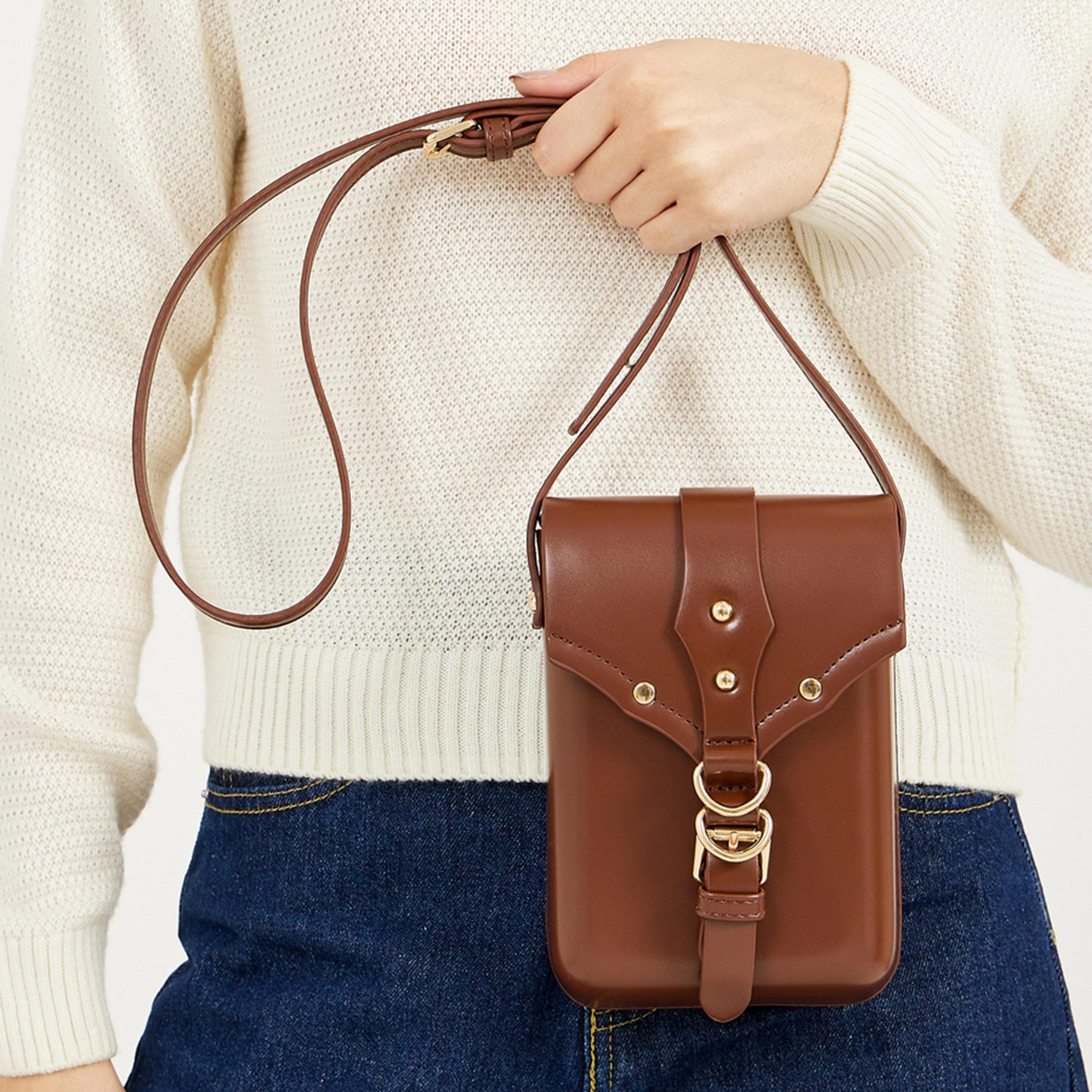ستايلي - حقيبة كروس بودي مزينة بإبزيم مع قفل مغناطيسي-women-bagsandwallets-handbags-image-3