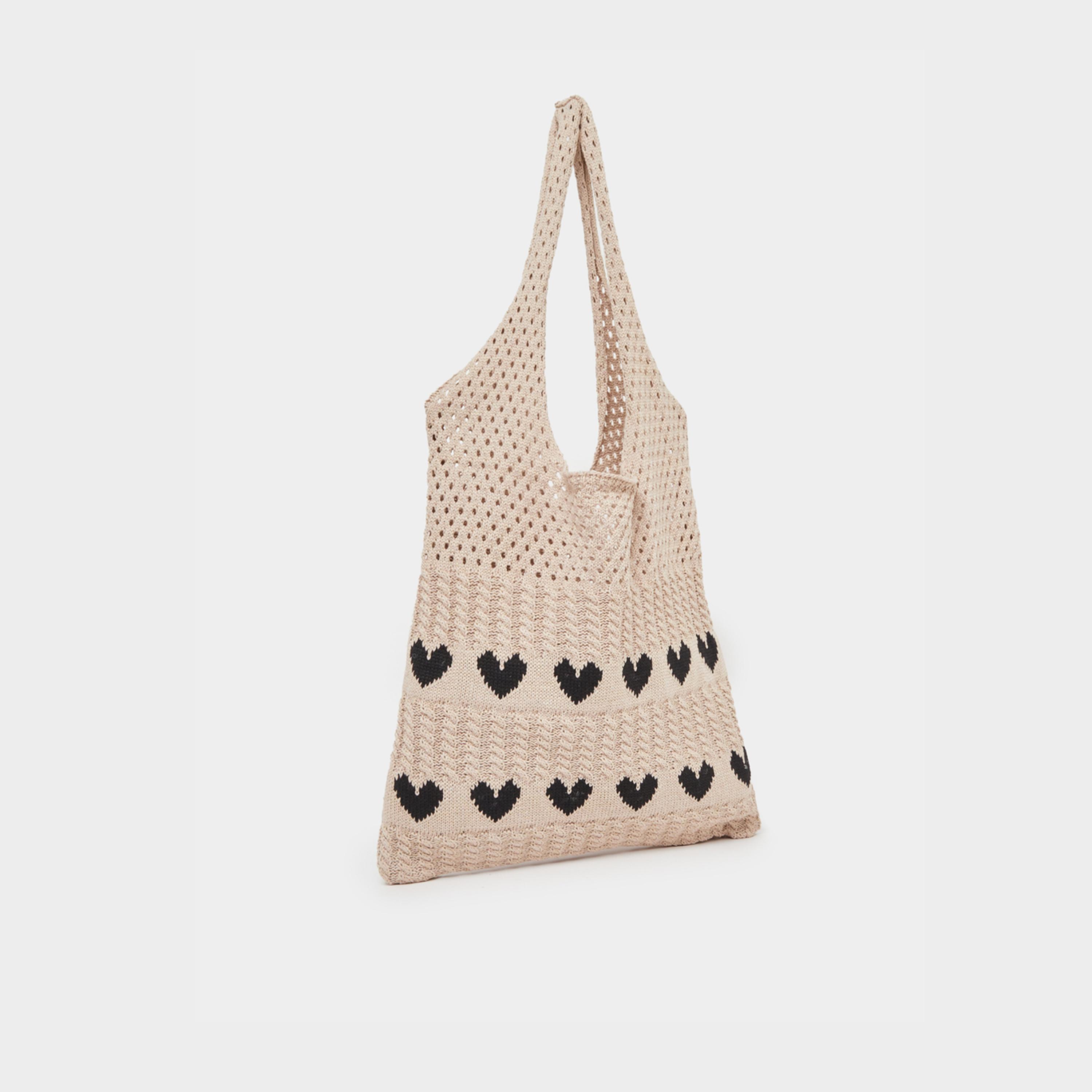Styli Crochet Heart Embroidered Beach Bag-women-bagsandwallets-handbags-image-1