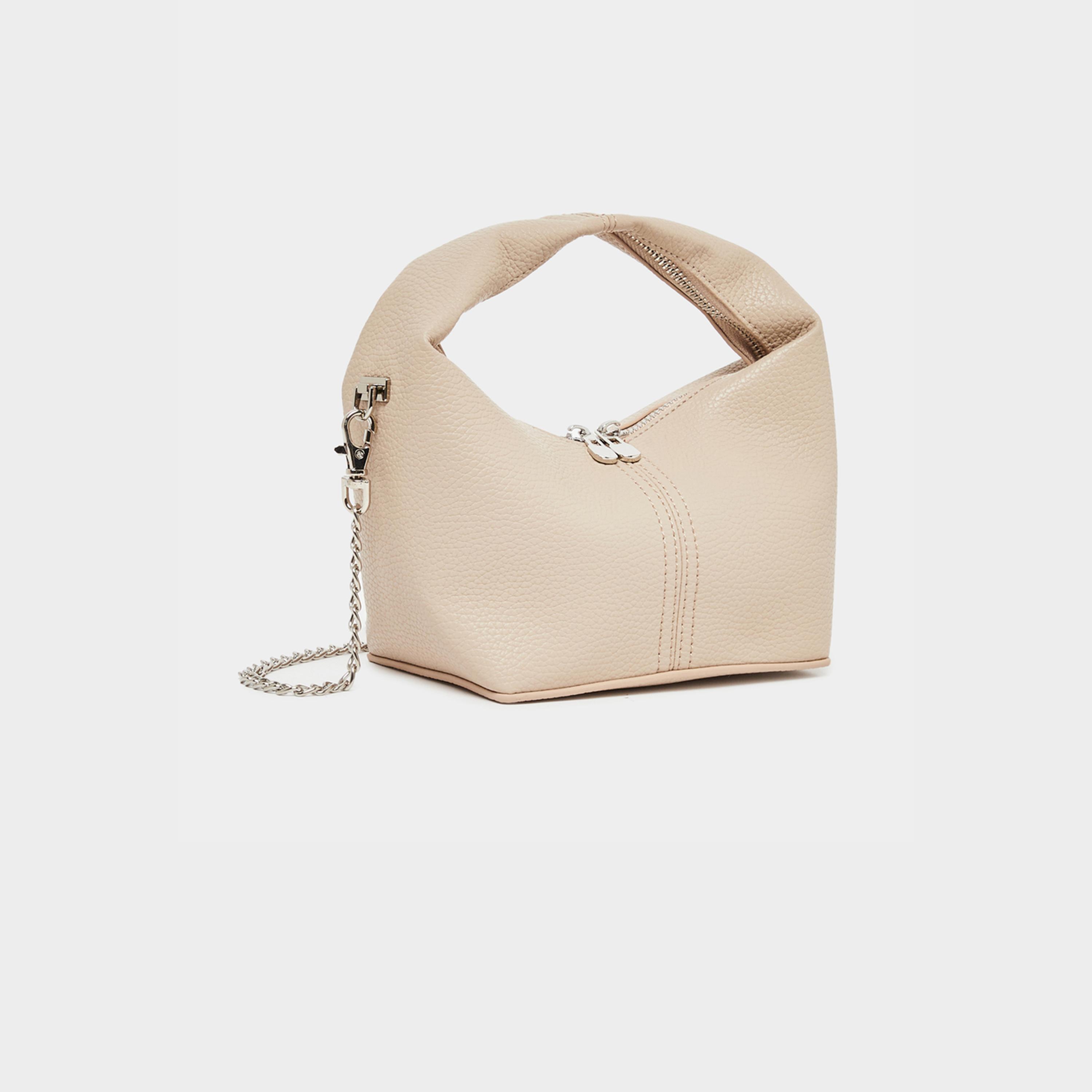 ستايلي - حقيبة يد سادة بمقبض علوي وحزام سلسلة-women-bagsandwallets-handbags-image-1