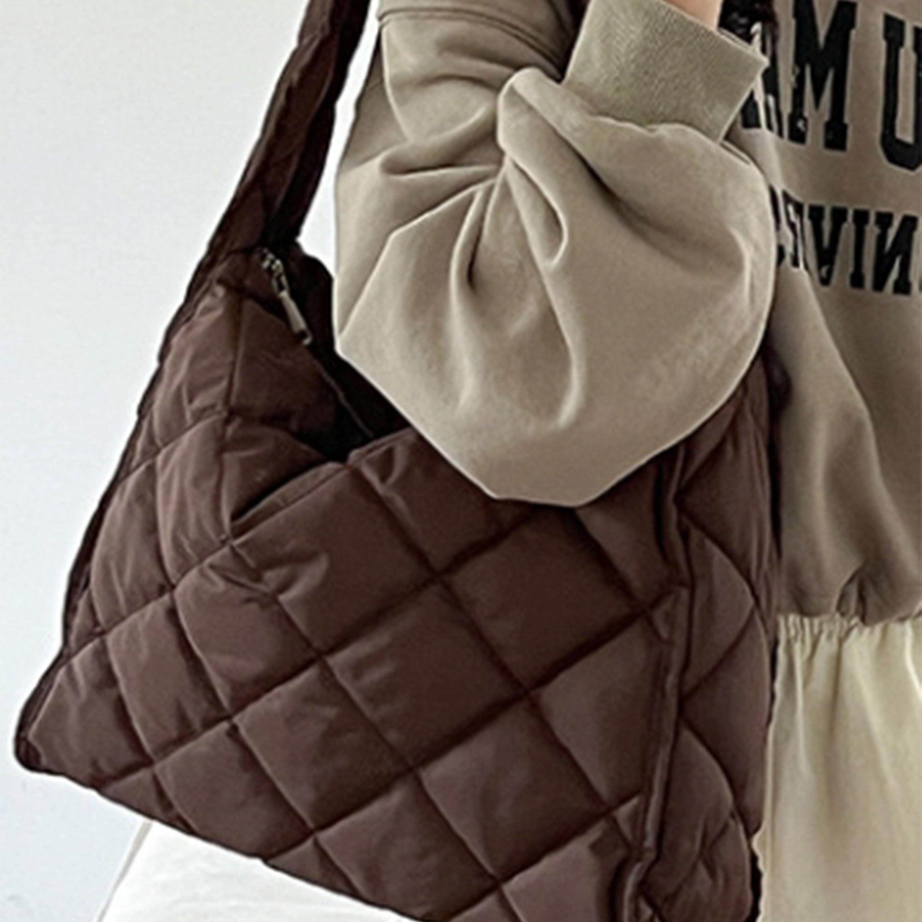 ستايلي - حقيبة كتف مبطنة بنمط ماسي مع إغلاق بسحاب-women-bagsandwallets-handbags-image-9
