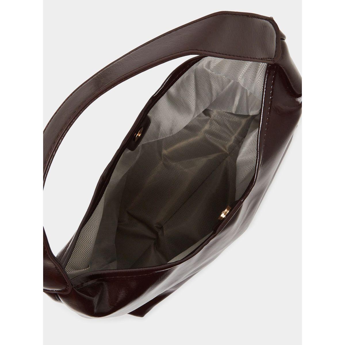 Faux Leather Shoulder Bag with Zip Closure-women-bagsandwallets-handbags-image-6