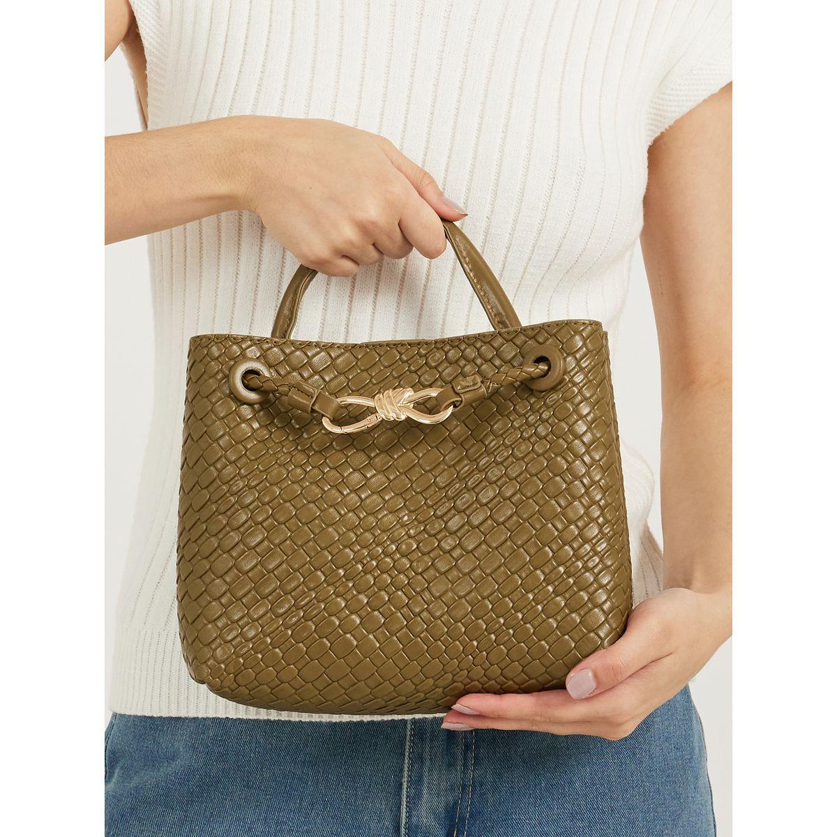 Textured Hobo Bag with Top Handle-women-bagsandwallets-handbags-image-3