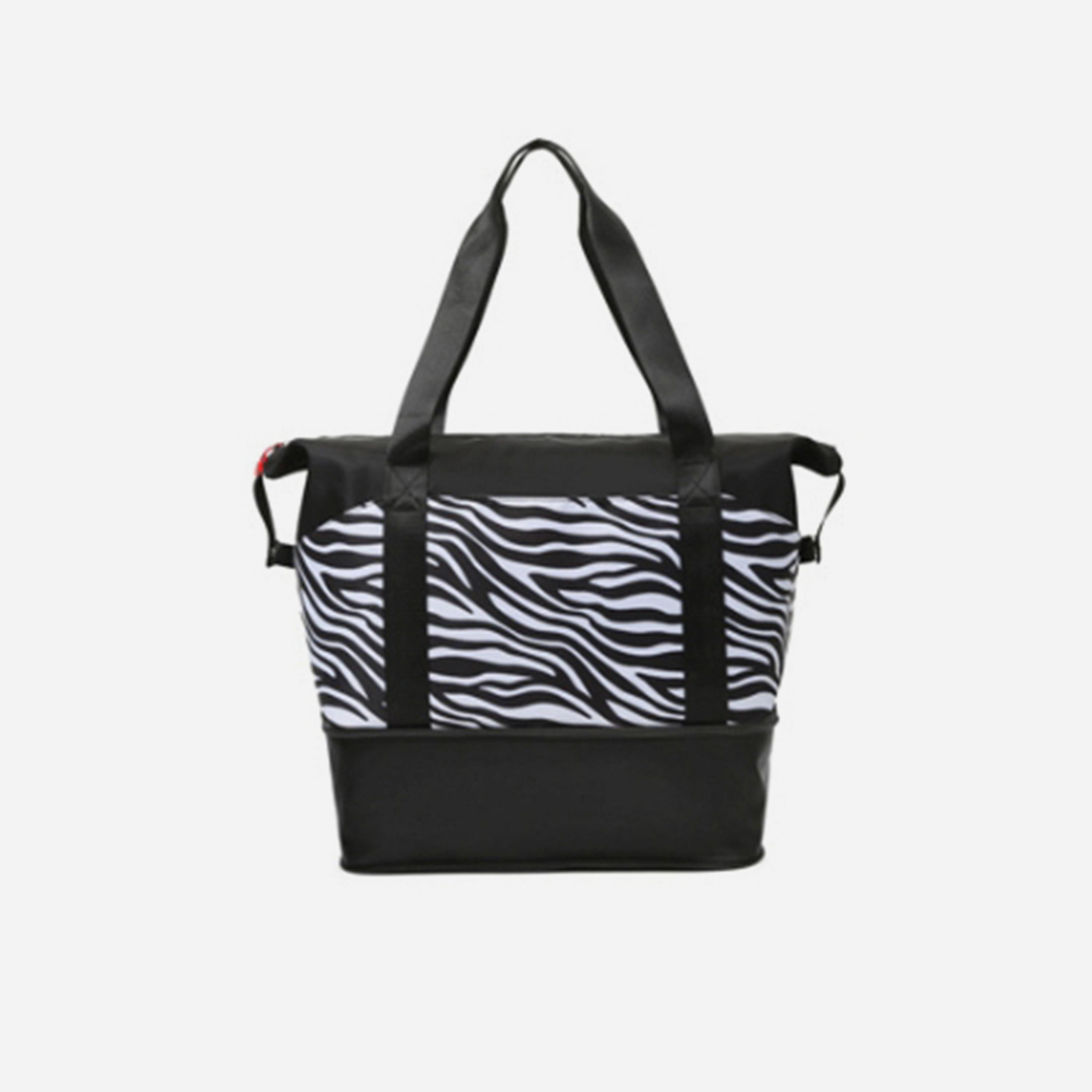 ستايلي - حقيبة رياضية بطبعة حمار وحشي بمقبض مزدوج-women-bagsandwallets-handbags-image-6