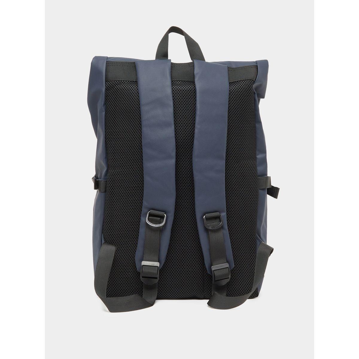 Styli Solid Backpack with Buckle Closure-men-bags-image-2