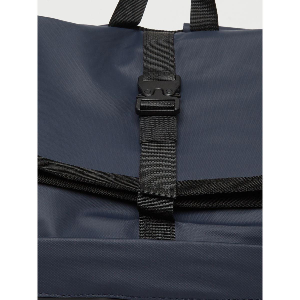 Styli Solid Backpack with Buckle Closure-men-bags-image-3
