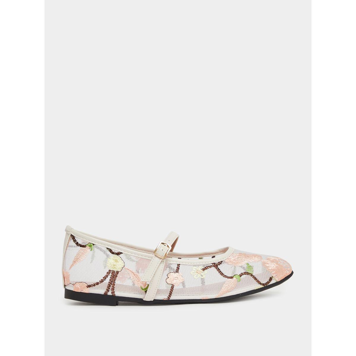 Embroidered Flat Ballerina Shoes-women-shoes-loafersandmoccasins-image-2