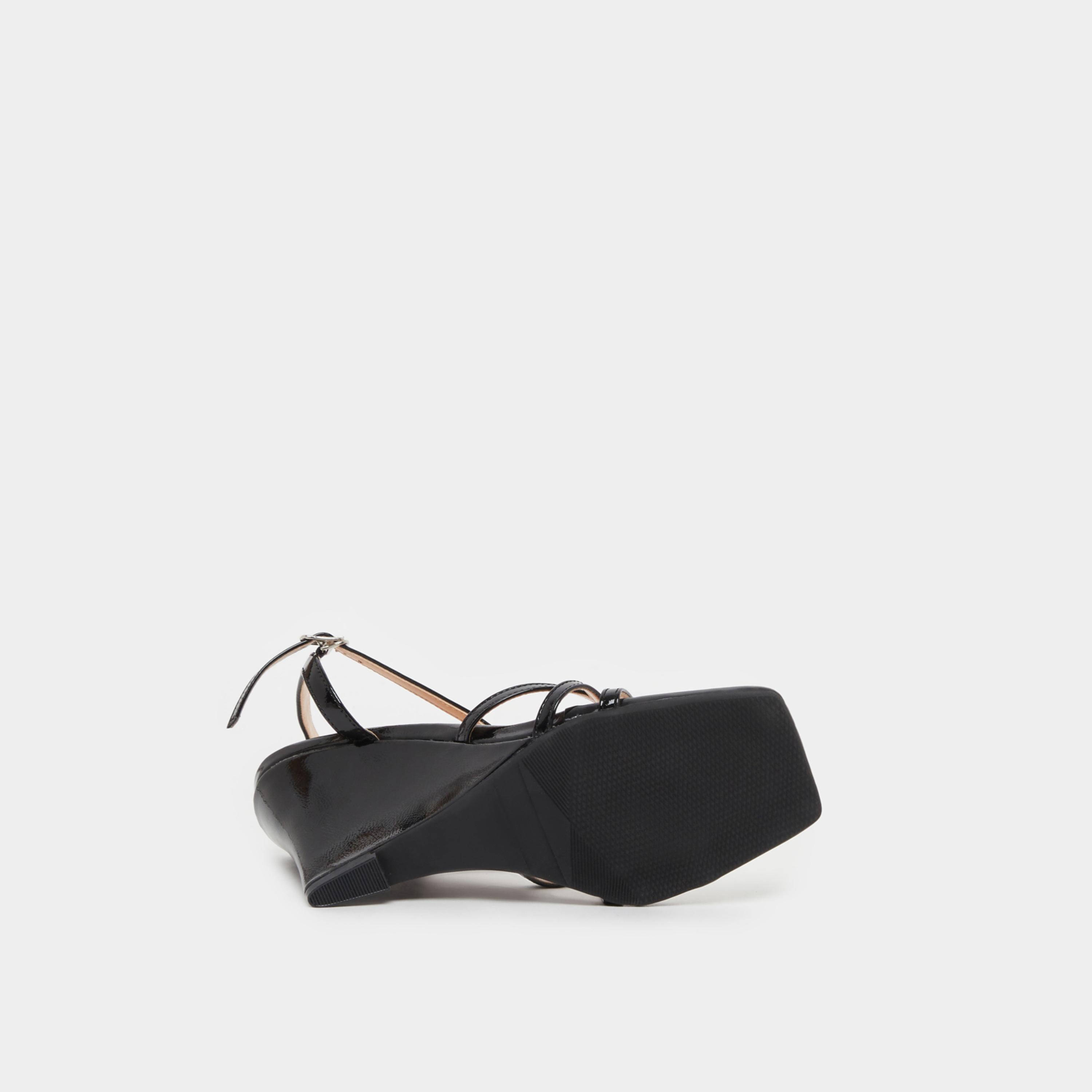 ستايلي - صندل بكعب إسفين وأشرطة سادة-women-shoes-sandals-heeled-image-6