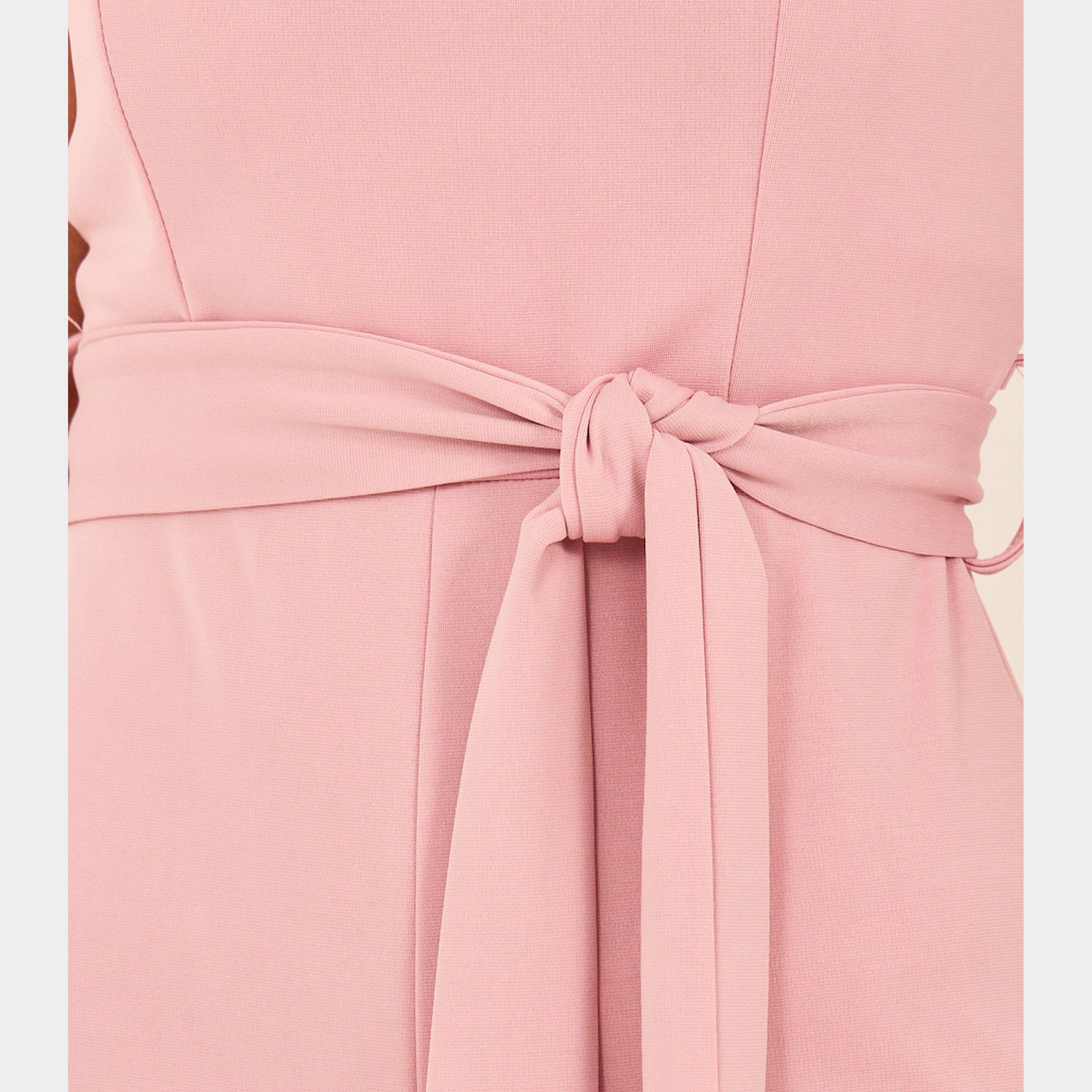 Styli Solid Strappy Wide Leg Jumpsuit With Waist Tie-Up Detail-women-clothing-jumpsuits-image-4