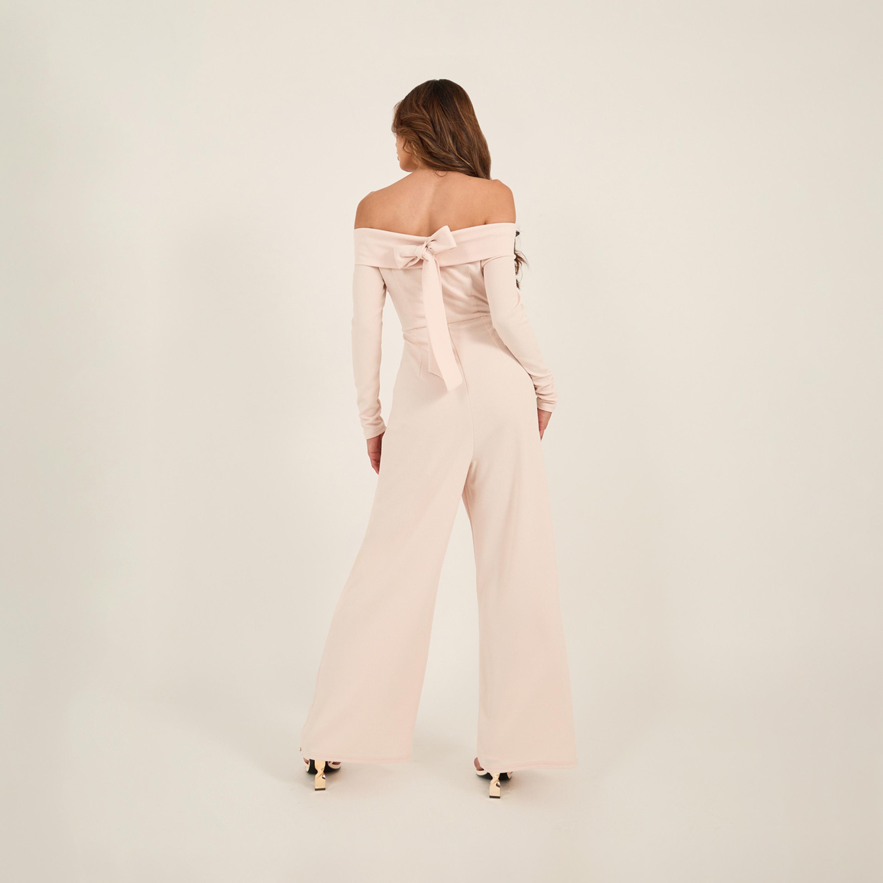 Styli Solid Bardot Neckline Wide Leg Jumpsuit-women-clothing-jumpsuits-image-5