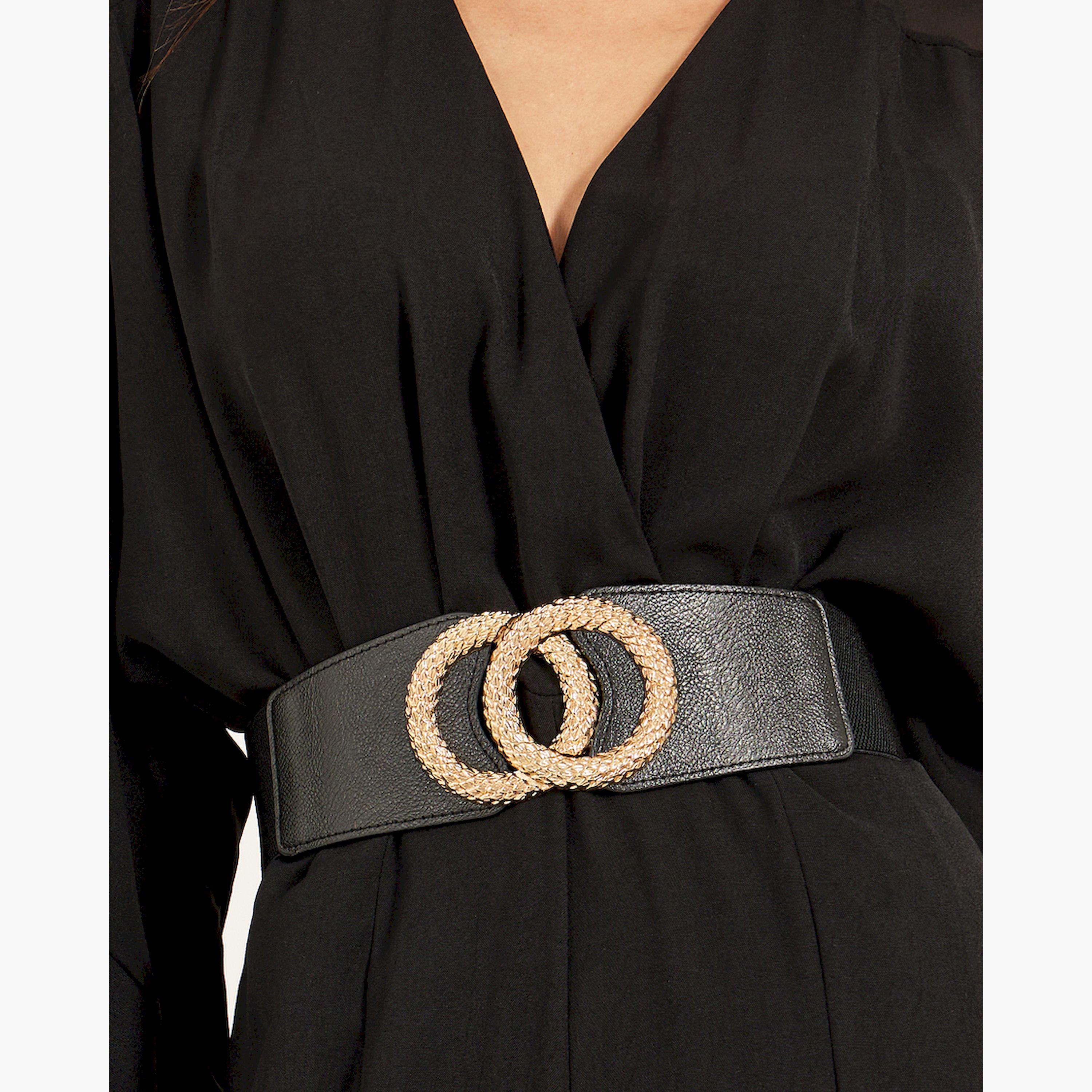 Styli Pleated Bell Sleeve V-Neck Flared Leg Jumpsuit-women-clothing-jumpsuits-image-4