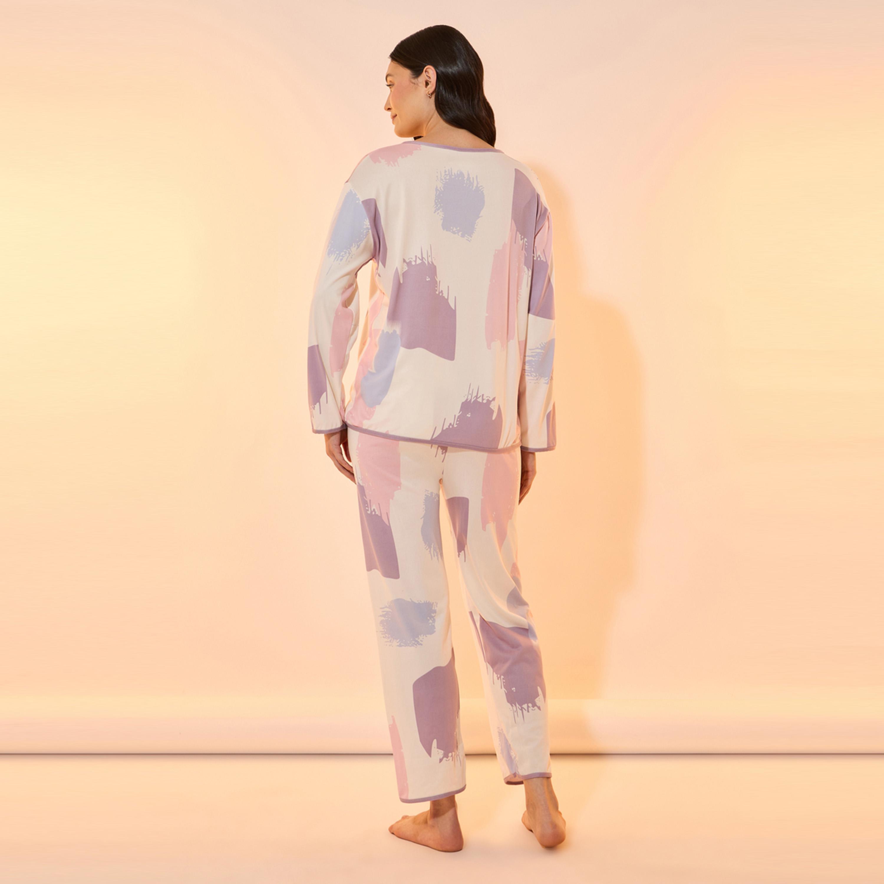 Take Two All Over Print Shirt and Pyjama Set-women-clothing-nightwear-pyjamas-longsets-image-5