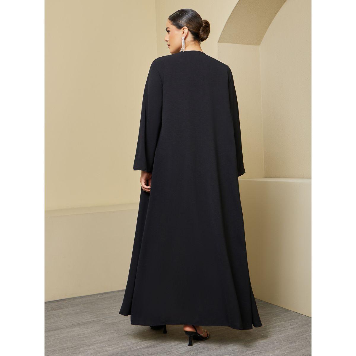 عباية بنسيج كريب بتفاصيل مفتوحة-women-arabicclothing-abayas-image-6