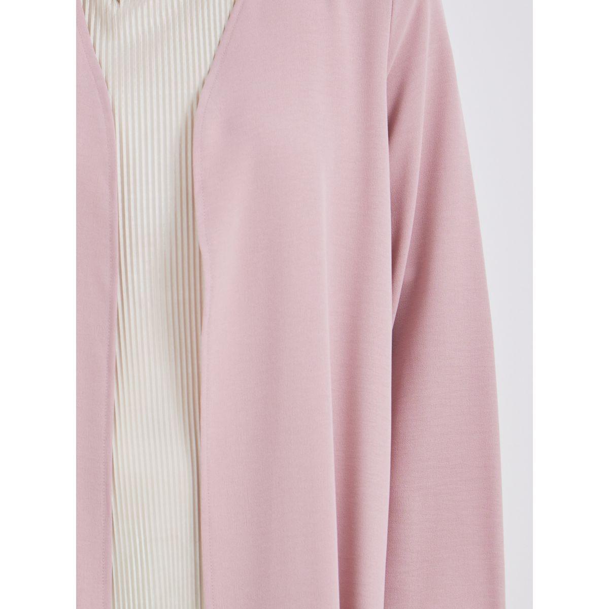 Amirah X Styli Front Open Crepe Abaya-women-arabicclothing-abayas-image-3