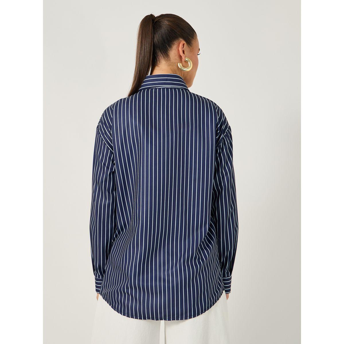 Styli Striped Oversized Collared Shirt-women-clothing-shirtsandblouses-shirts-image-6